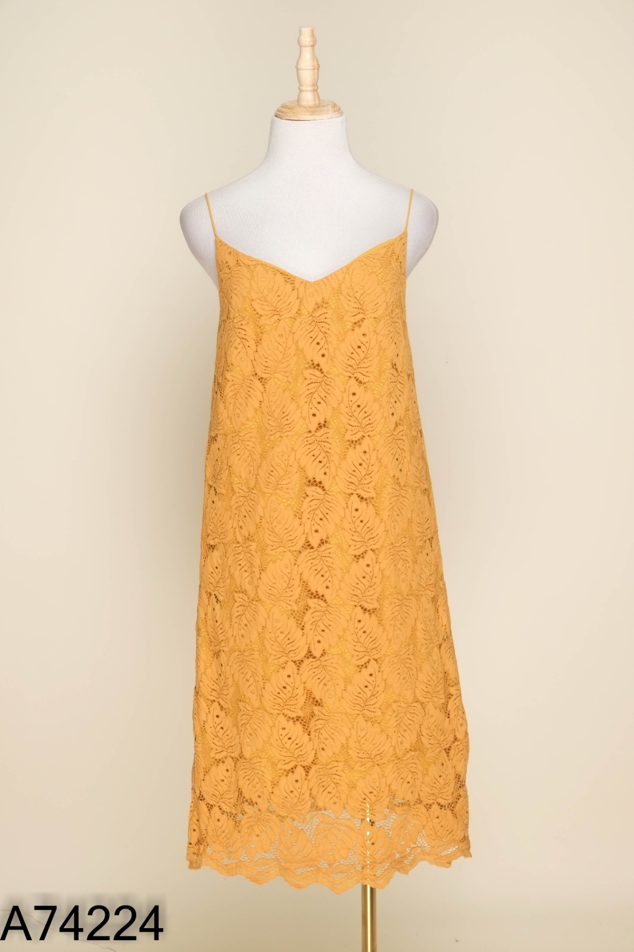 Váy hai dây ADORE DRESS nâu vàng