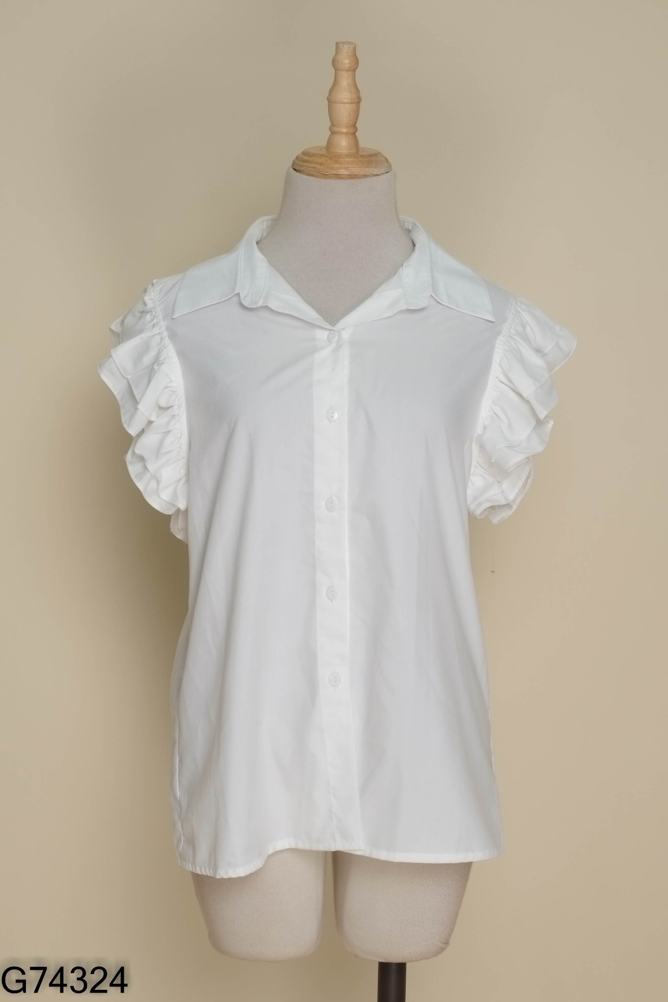 Áo LIIN CLOTHING trắng bèo