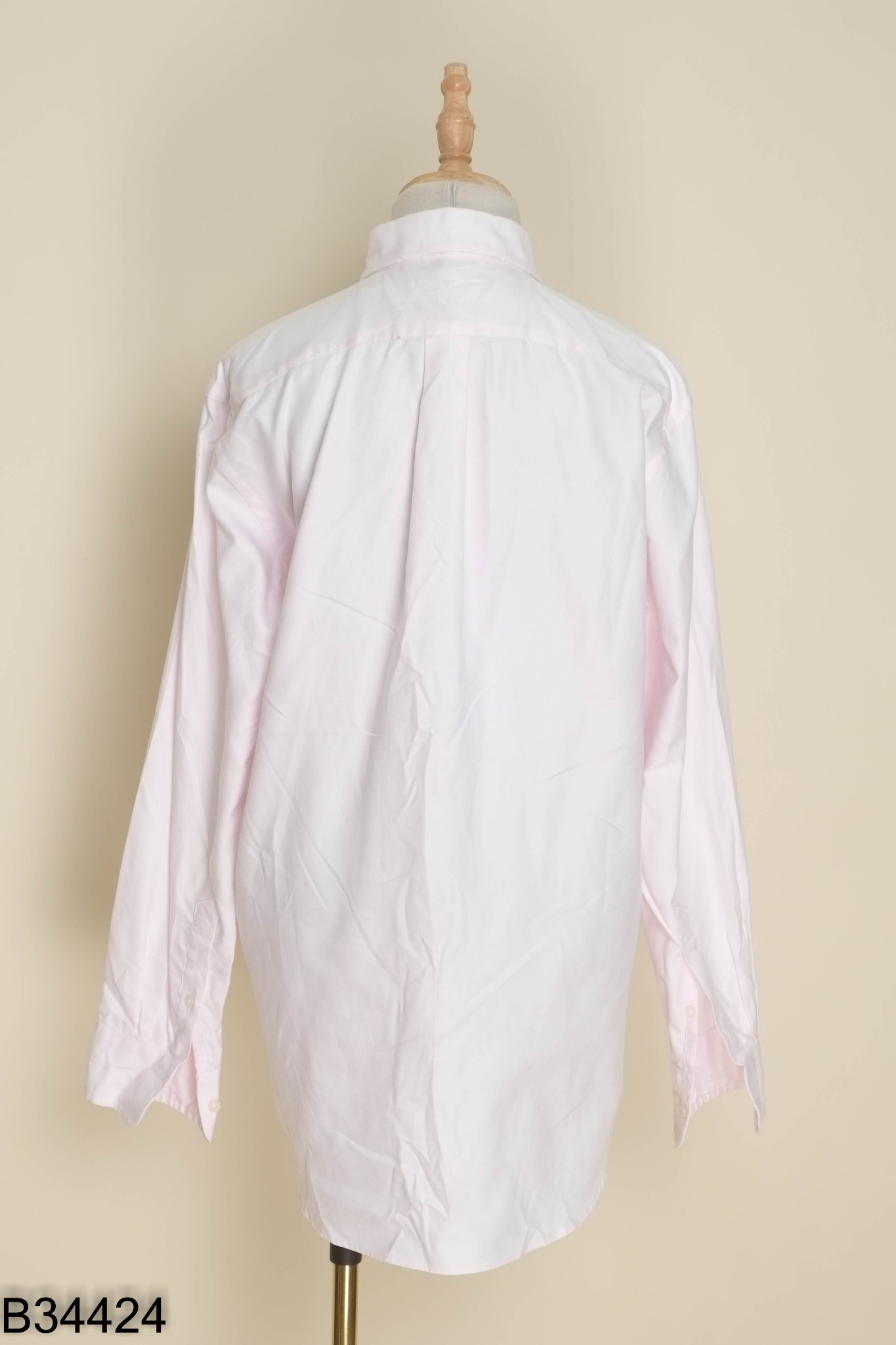 Áo sơ mi UNIQLO hồng trơn