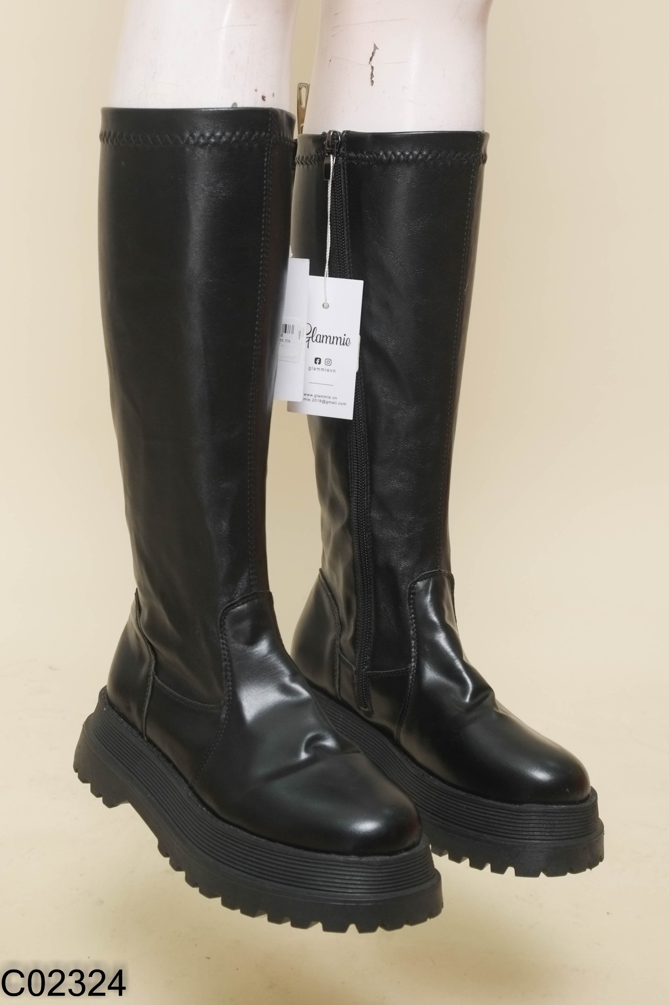 Boots da đen trơn 3P