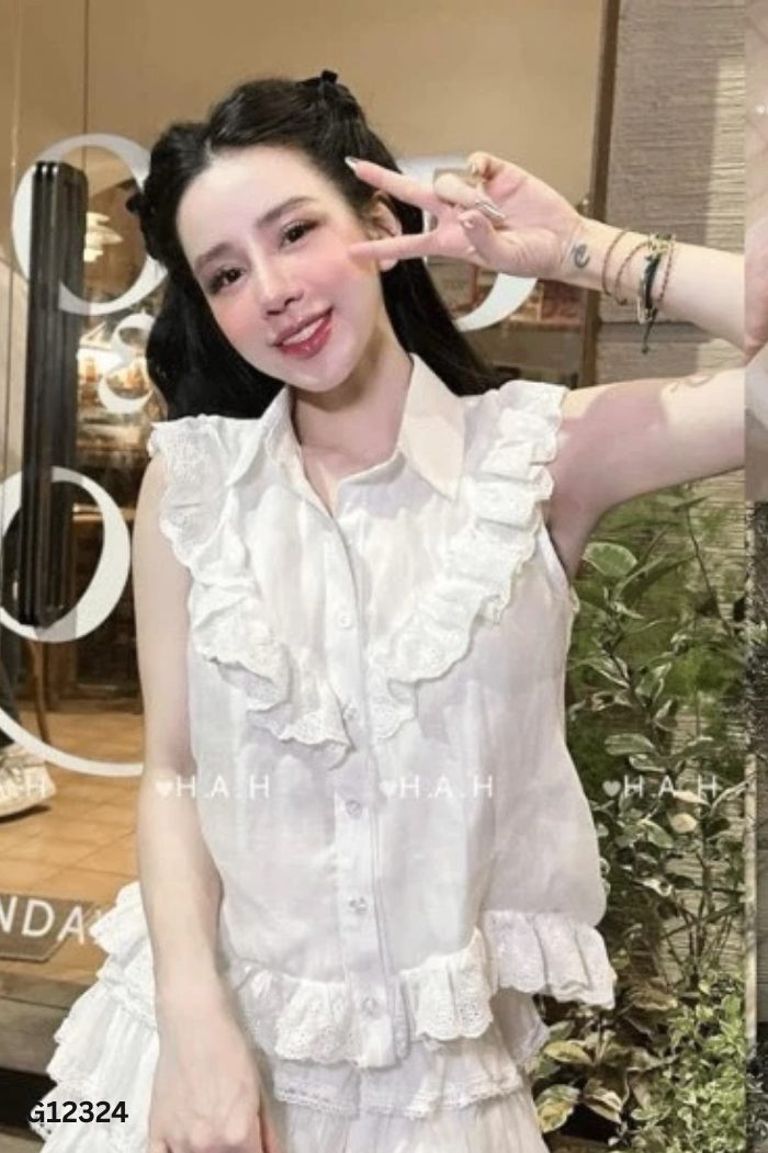 NEWTAG Áo trắng sát nách
