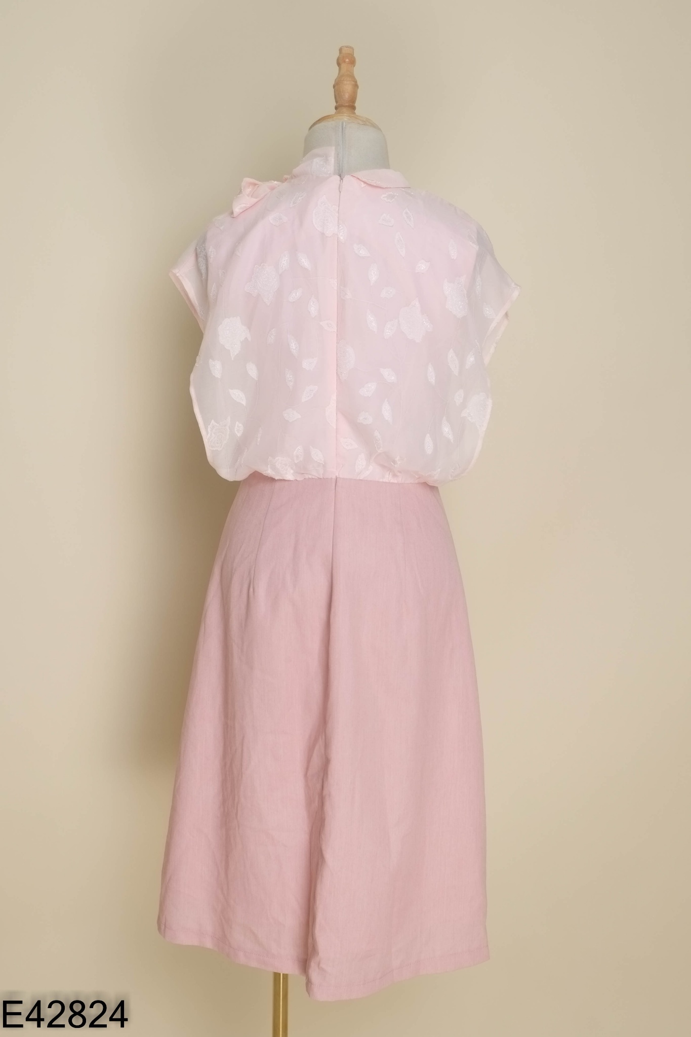 Váy hồng CITI MODA buộc nơ