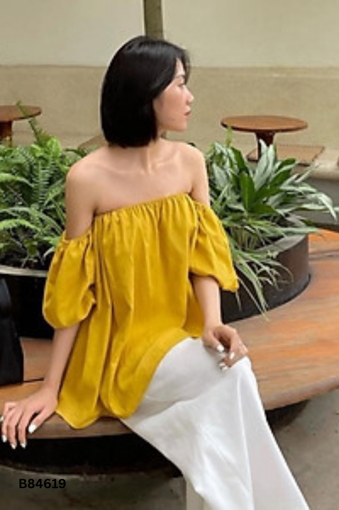 Áo trễ vai TIIN vàng