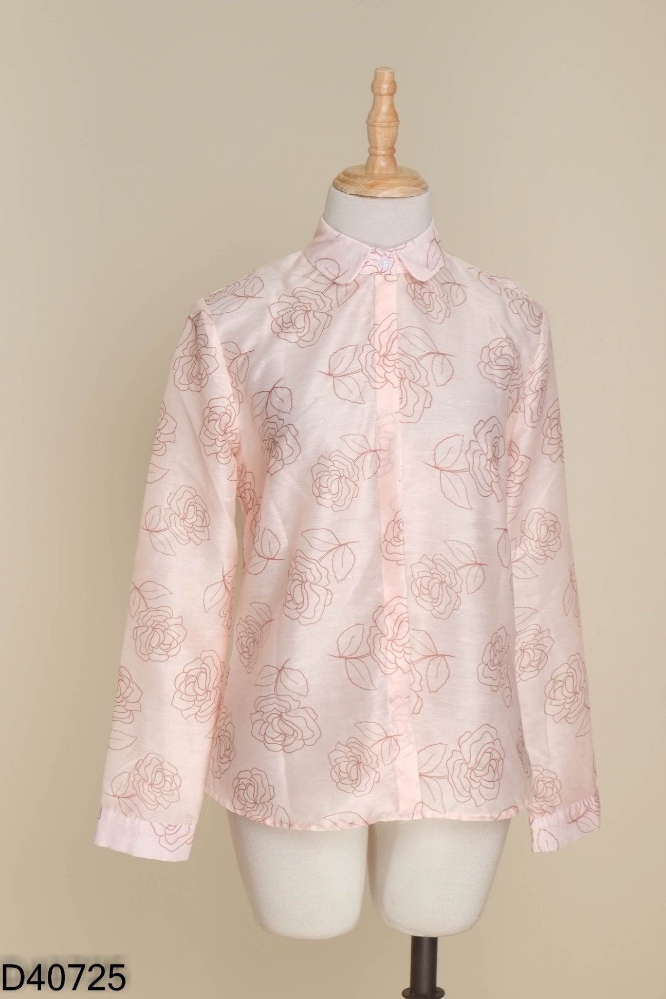 Áo sơ mi SAM BOUTIUQE chiffon hồng