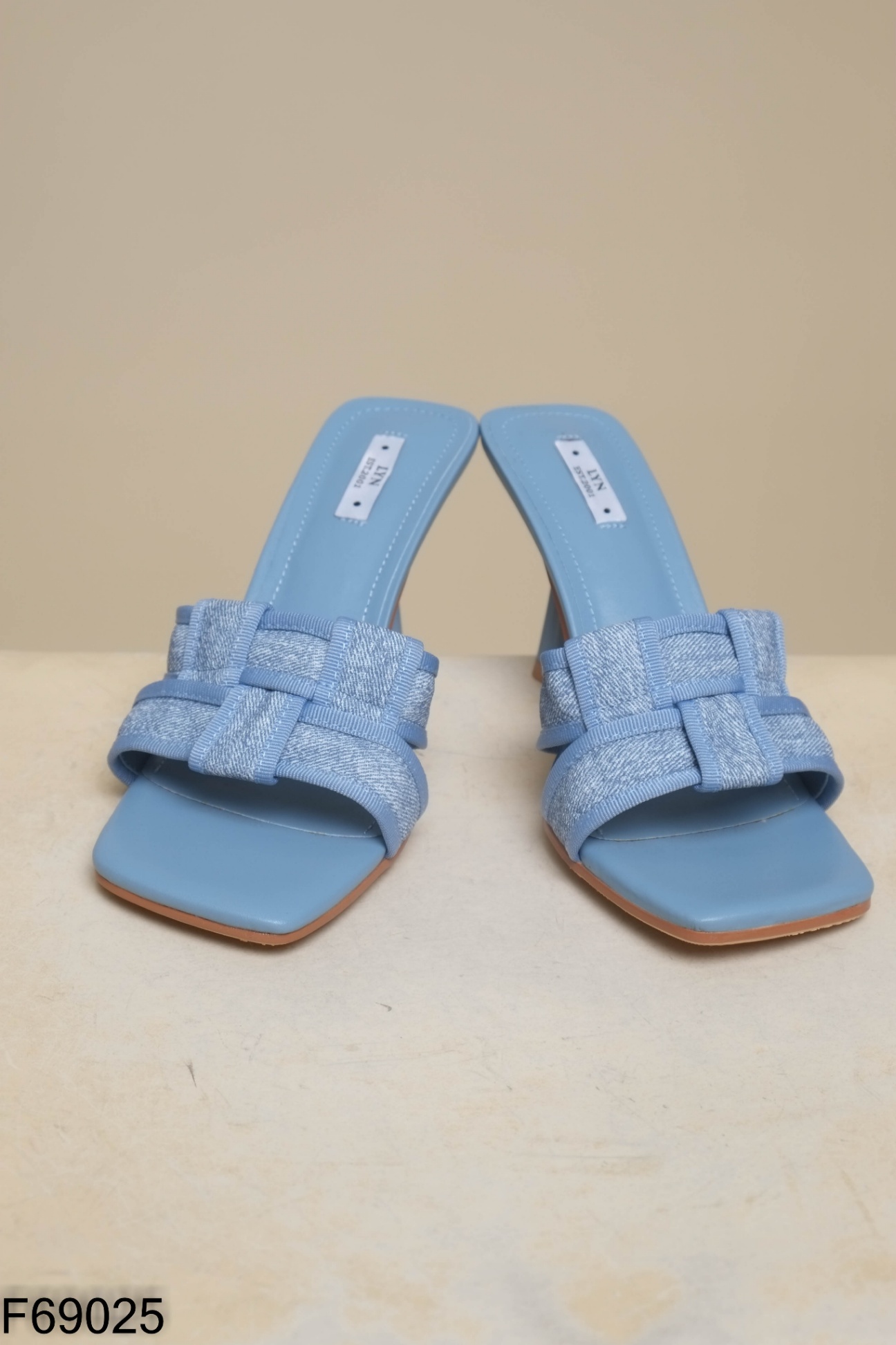 NEW Guốc LYN xanh quai mix kiểu jeans
