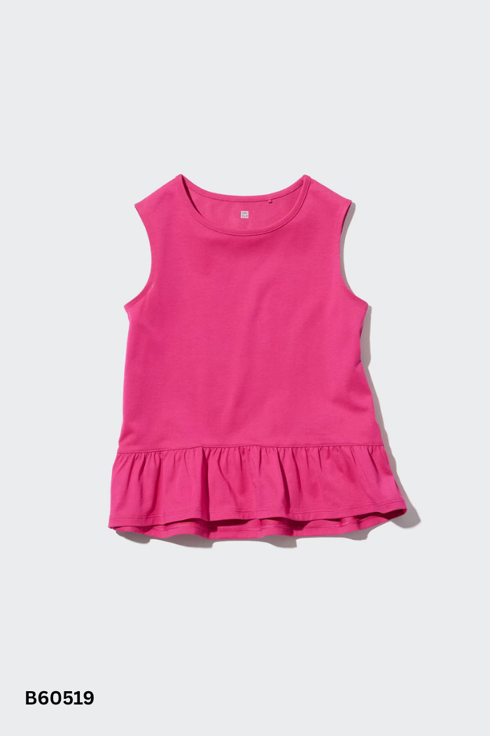 Áo sát nách UNIQLO hồng KIDS