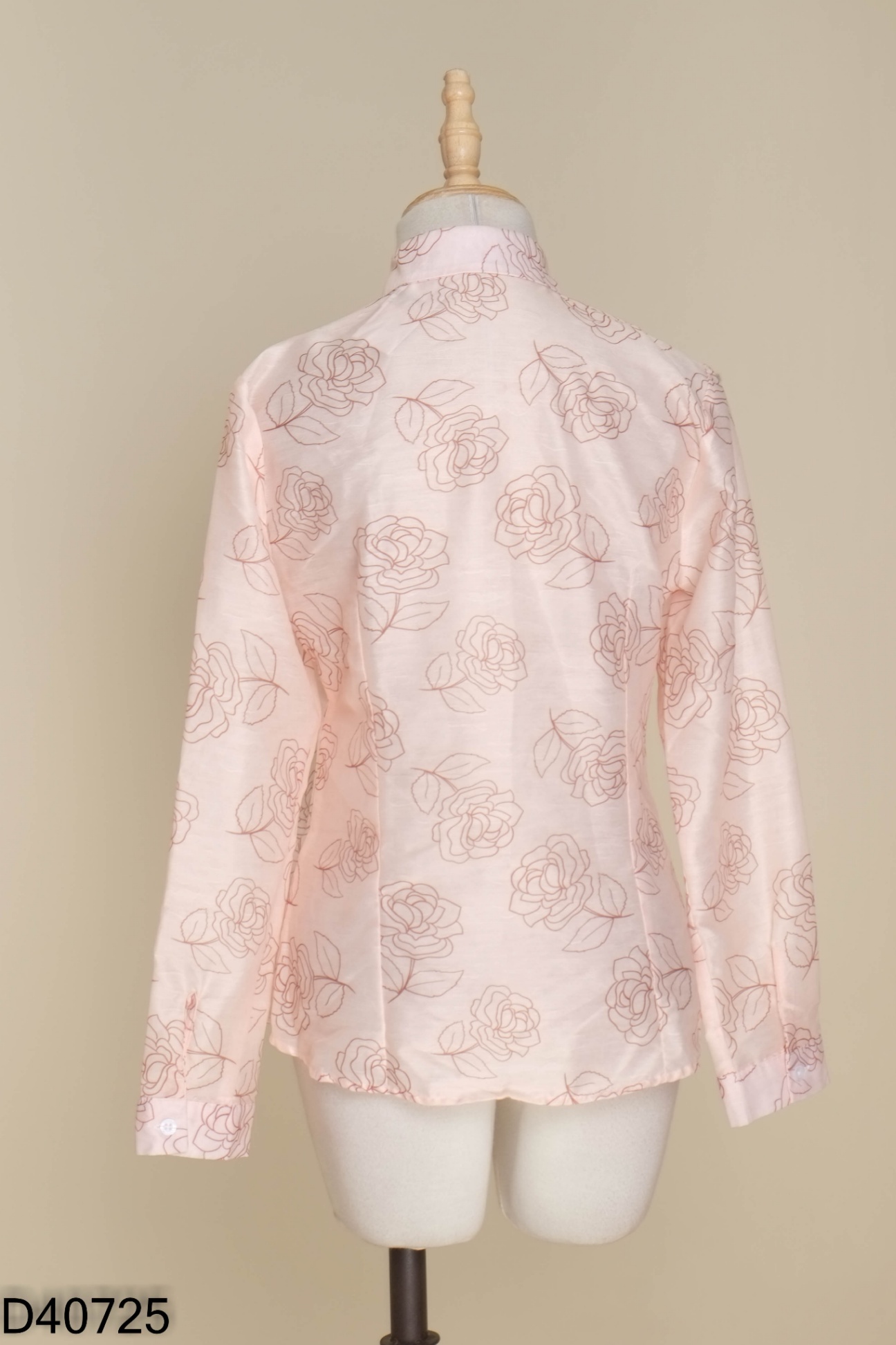 Áo sơ mi SAM BOUTIUQE chiffon hồng