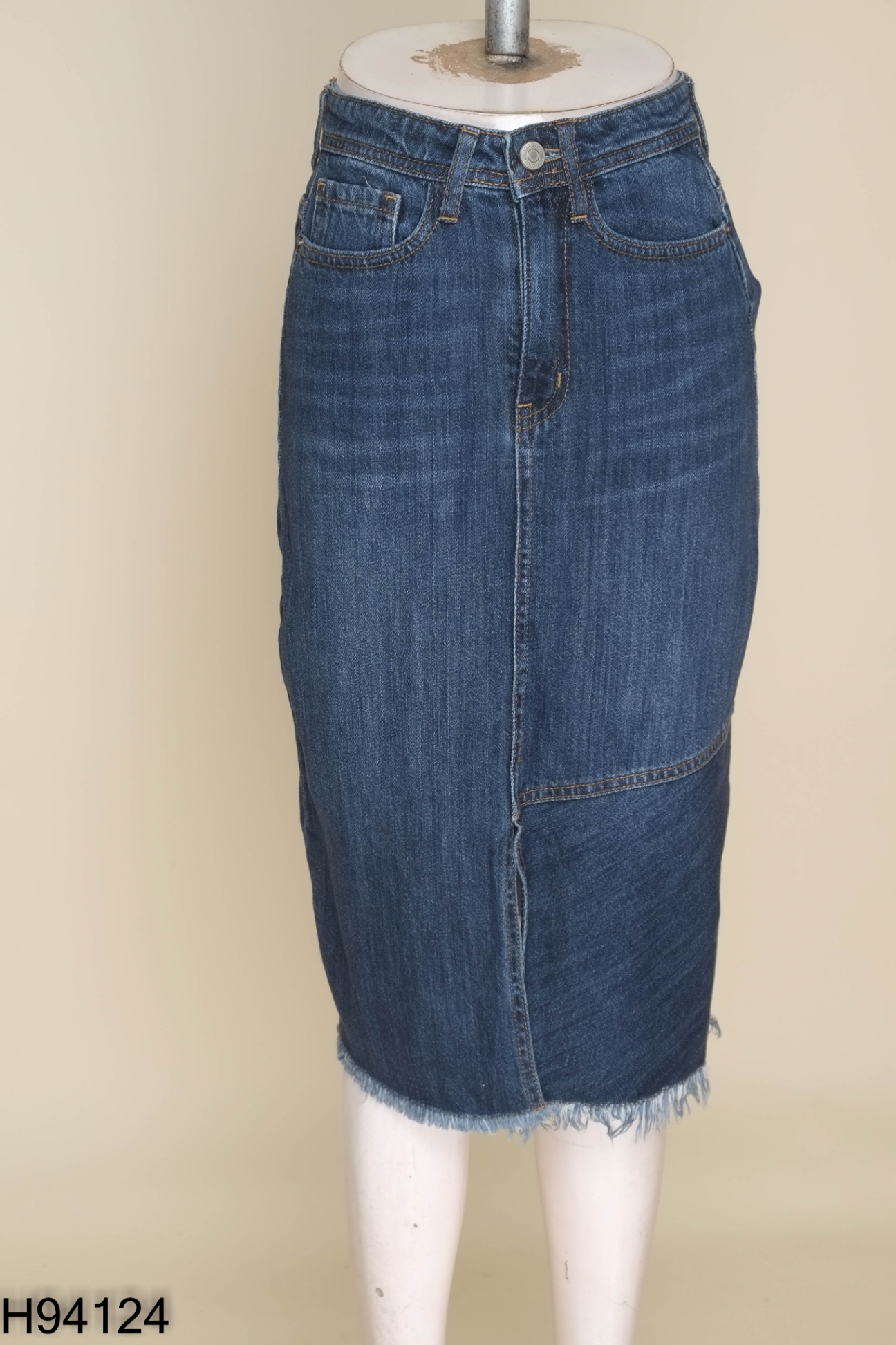 Chân váy 20AGAIN jeans xanh