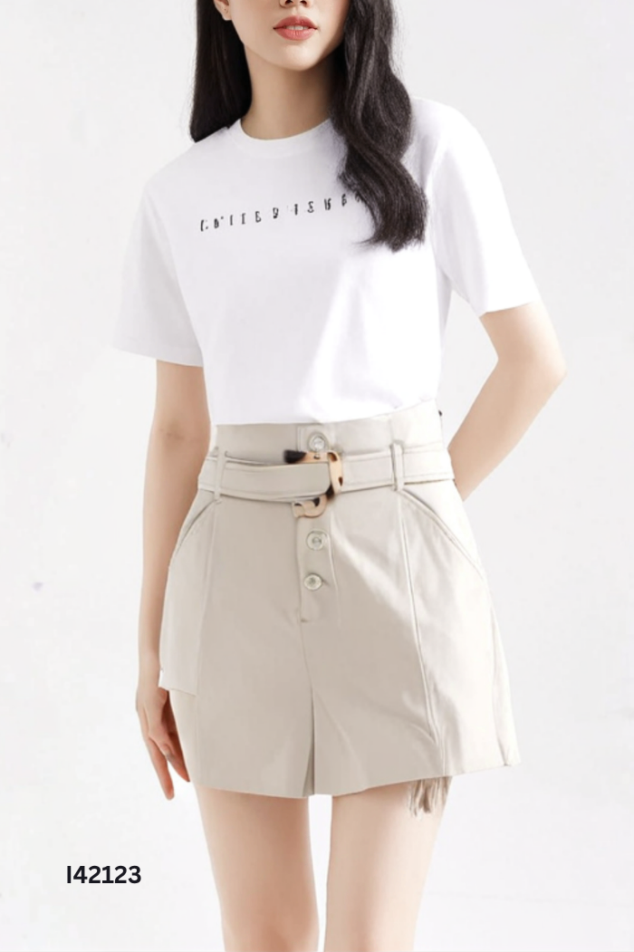 Quần short xanh trơn