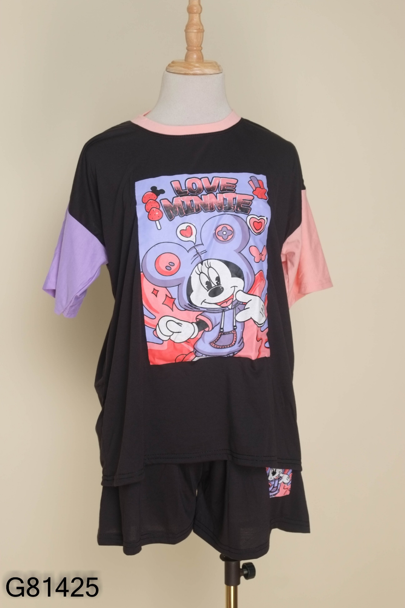 SET Thun đen áo + quần short