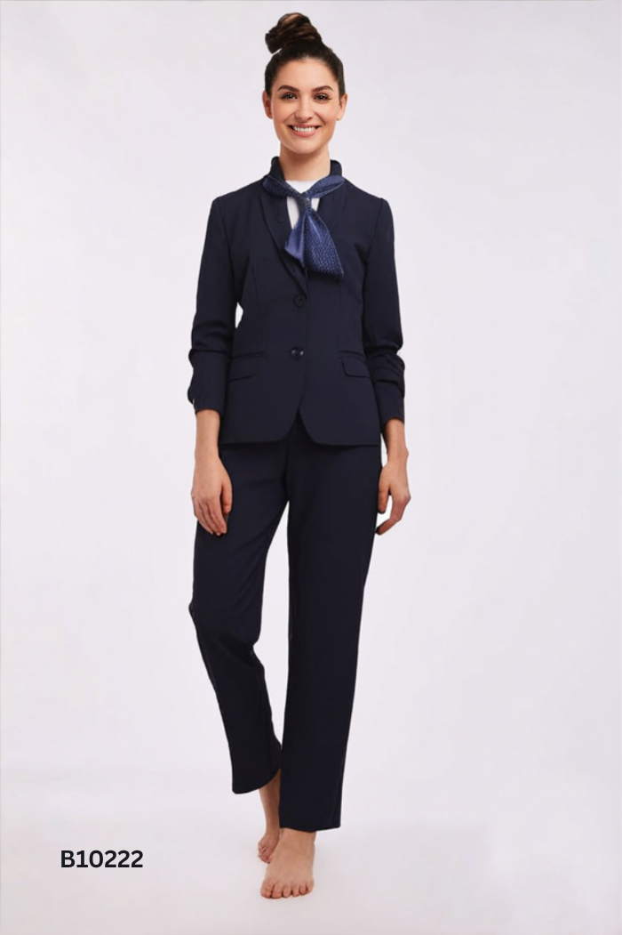 SET Blazer đen xanh + quần dài