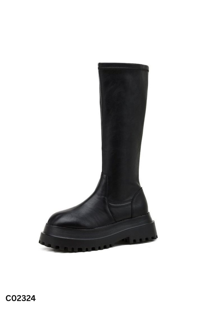 Boots da đen trơn 3P