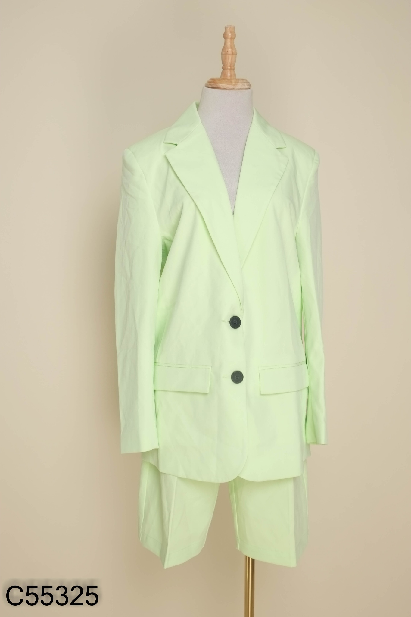 SET Xanh bơ áo blazer + quần lửng