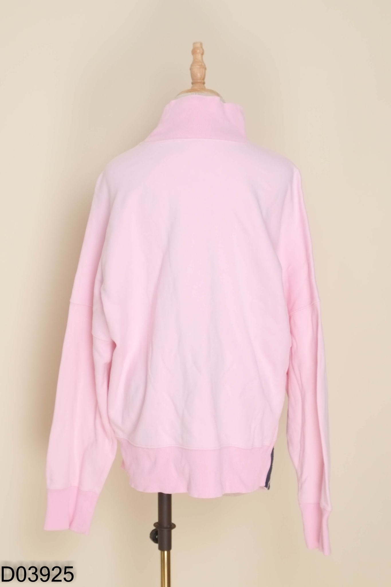 Áo nỉ ADIDAS hồng cổ cao