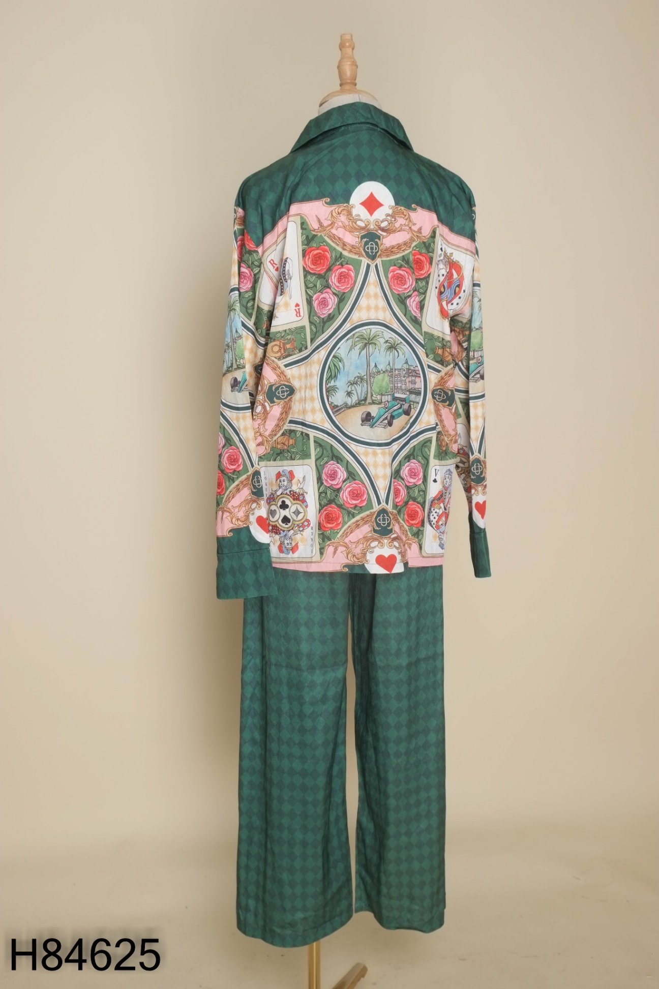 SET Pijama xanh họa tiết + quần dài