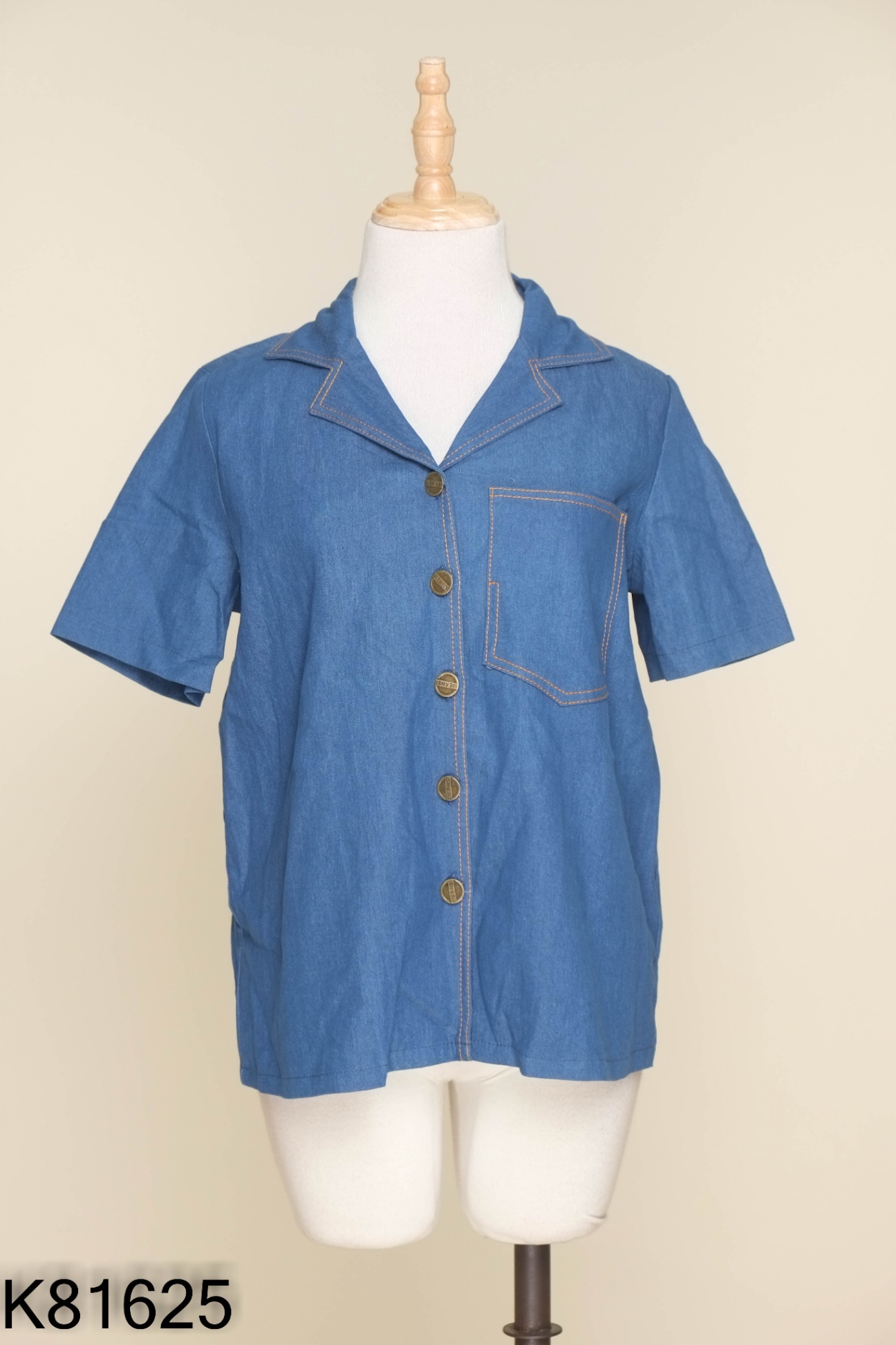 NEWATG Áo xanh BAZZI giả jeans