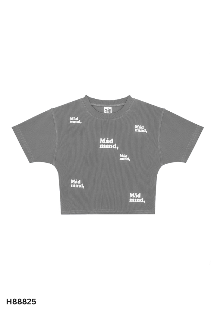 Áo xám MAD MIND in chữ