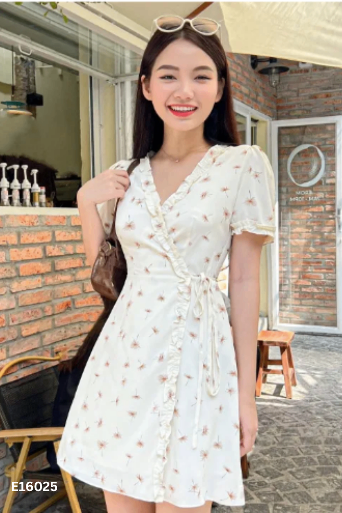 Váy wrap be GOLA họa tiết