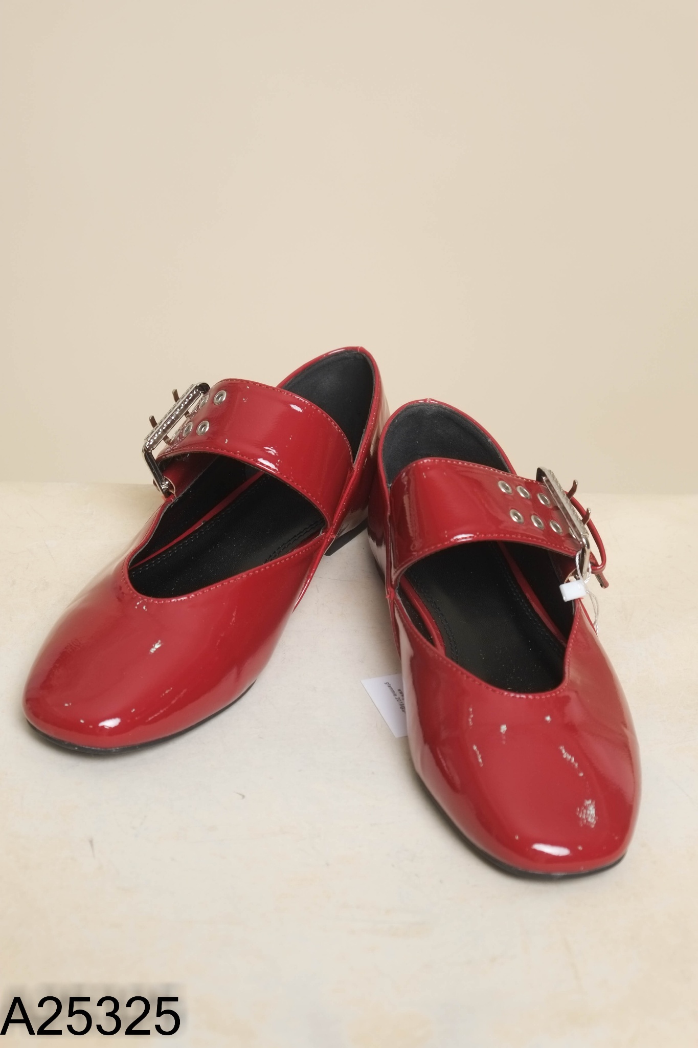 Giày bệt da đỏ (ZARA XUẤT)