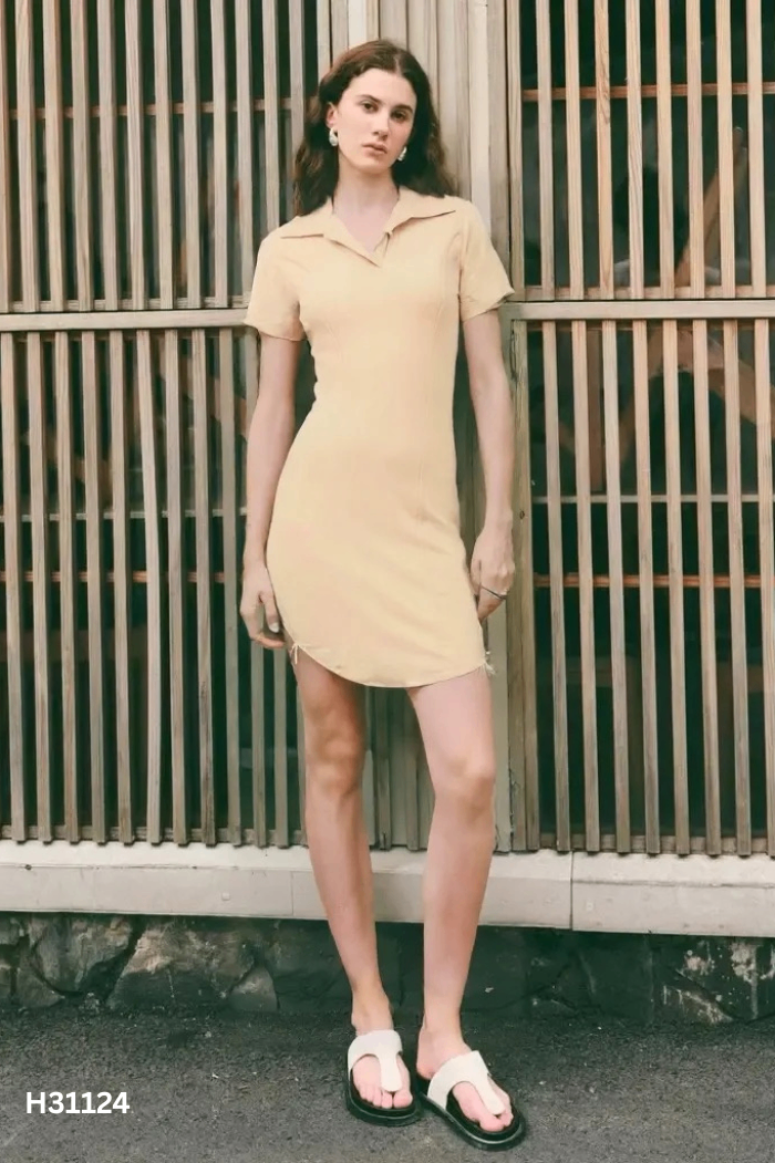 Váy polo be trơn