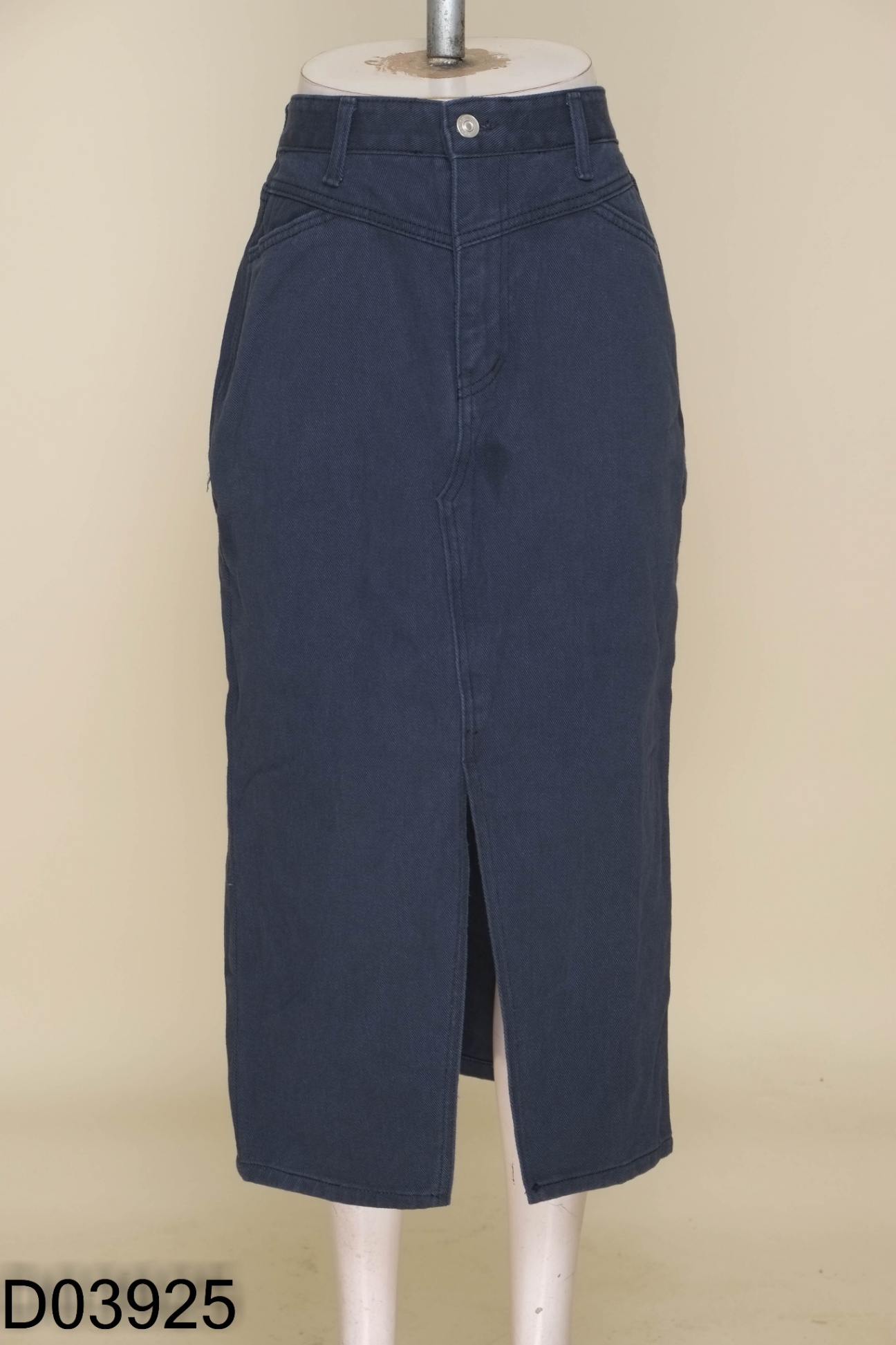 Chân váy jeans xanh than