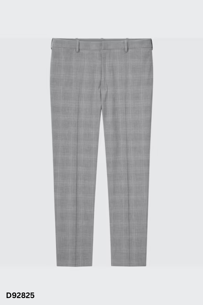 Quần dài UNIQLO xám kẻ
