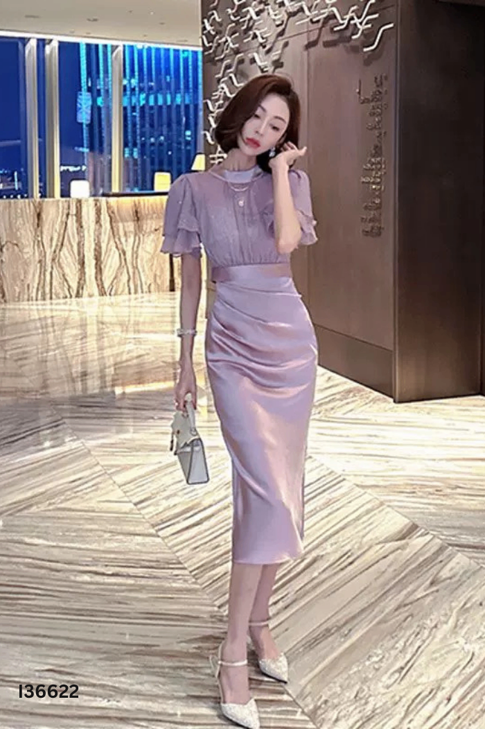 SET hồng áo +váy 2s