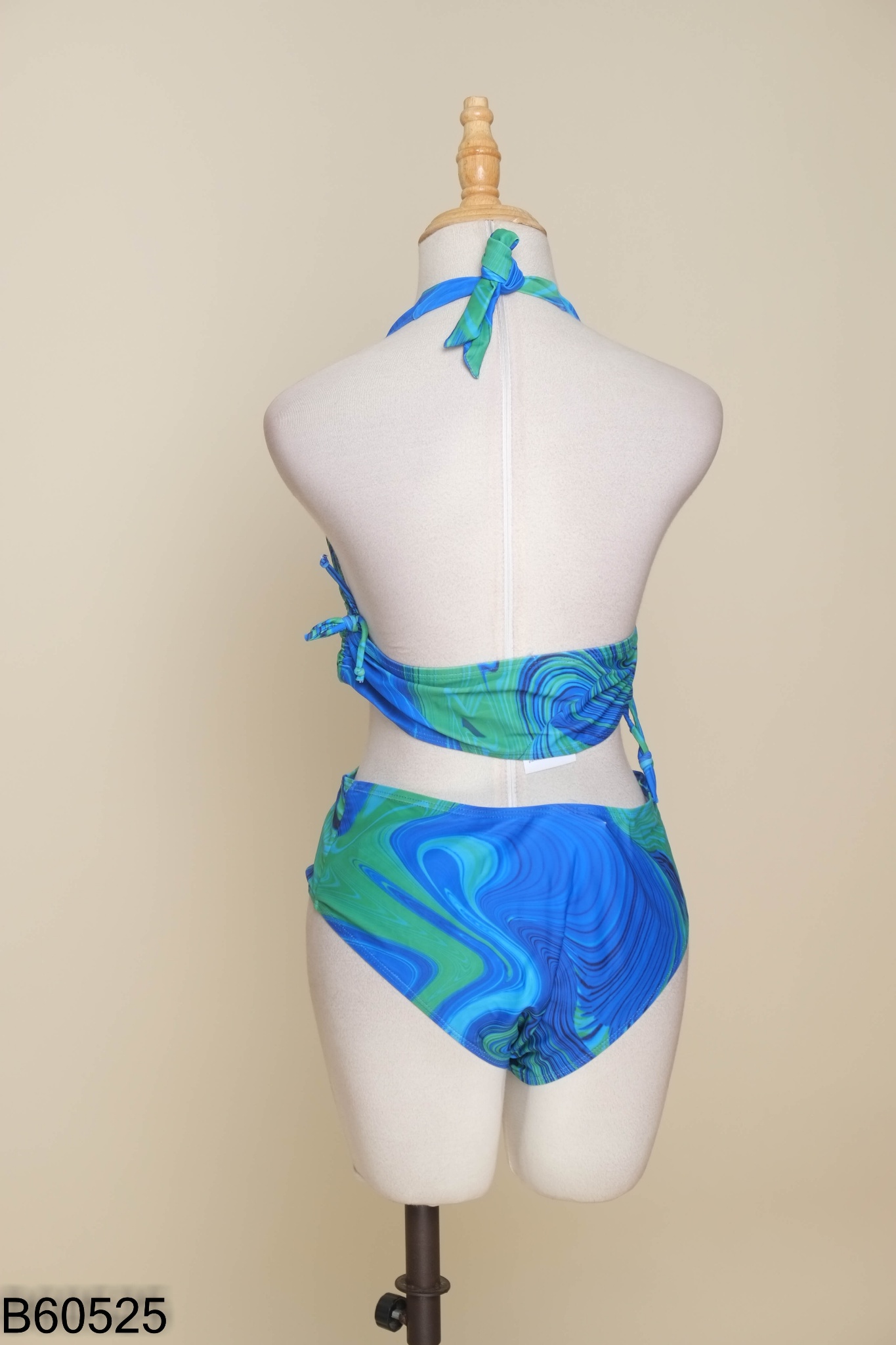 Set Bikini SHEIN 2 mảnh xanh loang