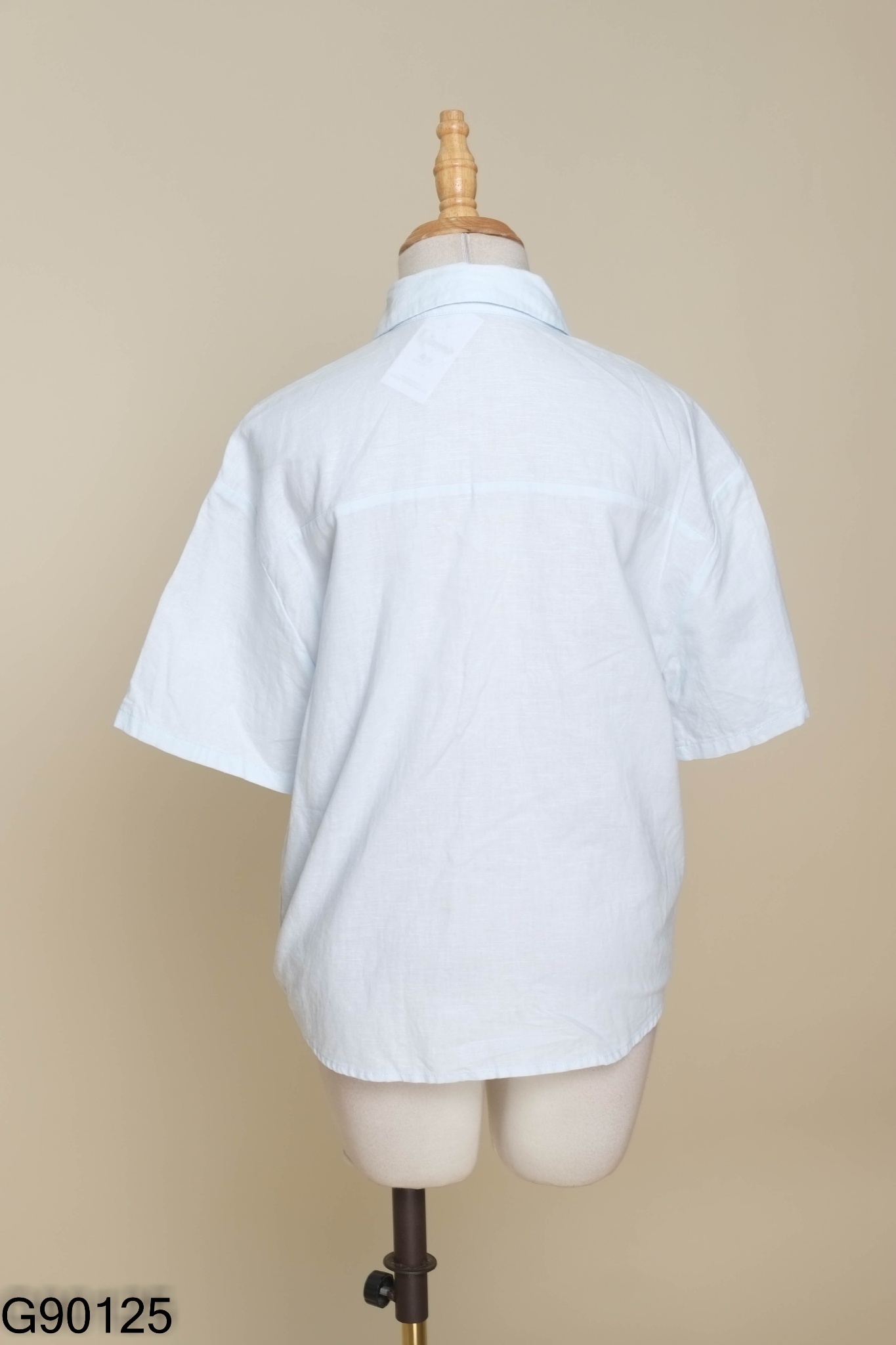 Áo sơ mi MULVAN linen xanh