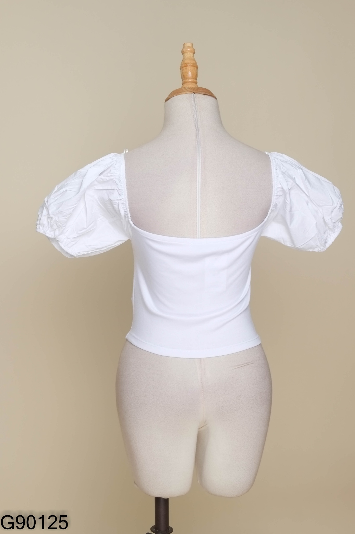 Áo trắng ZARA tay phồng