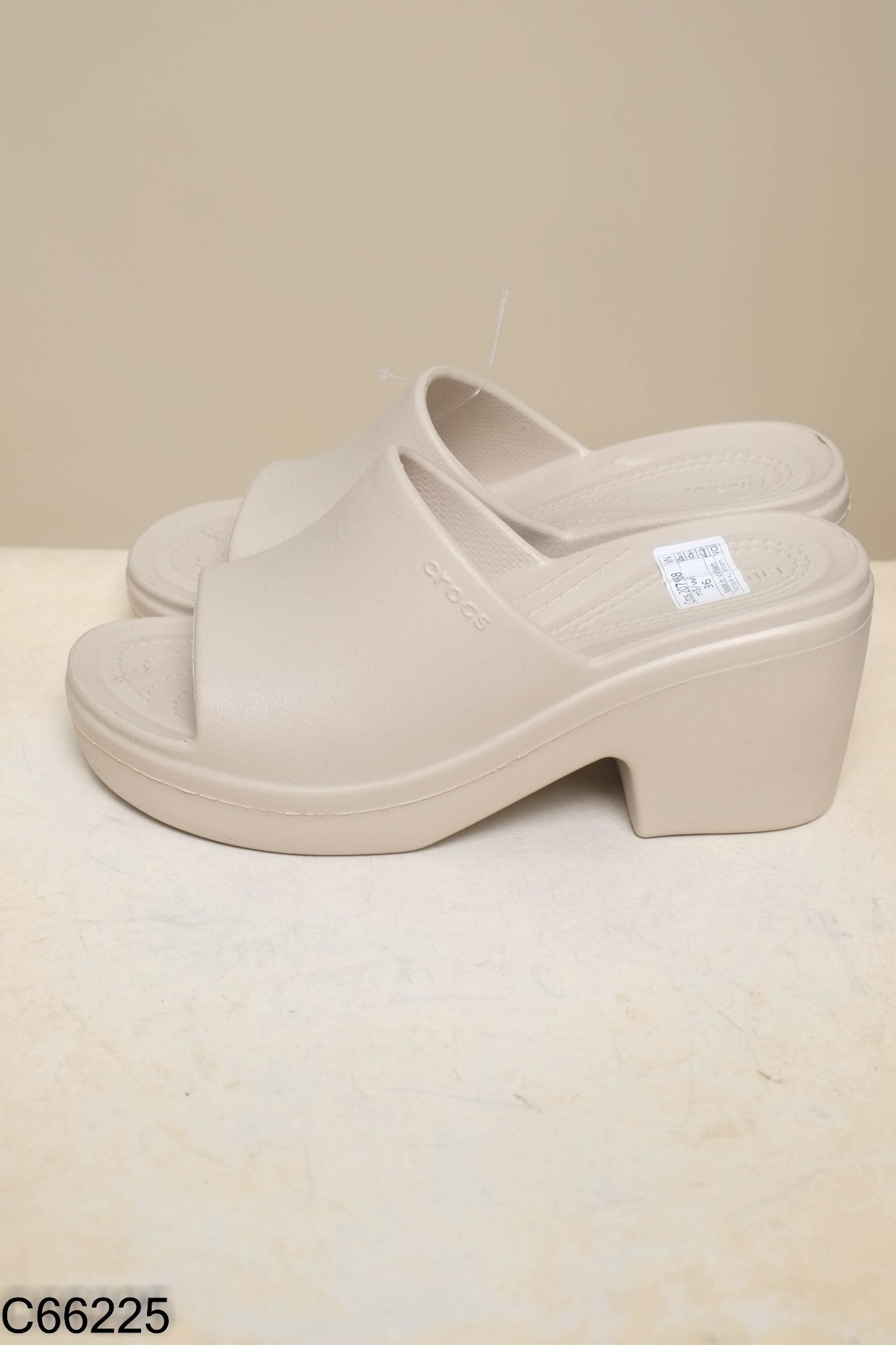 NEWTAG Dép CROCS be đế cao