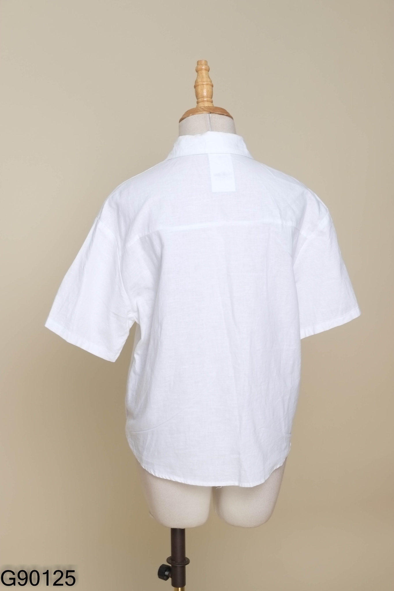 Áo sơ mi MULVAN linen trắng