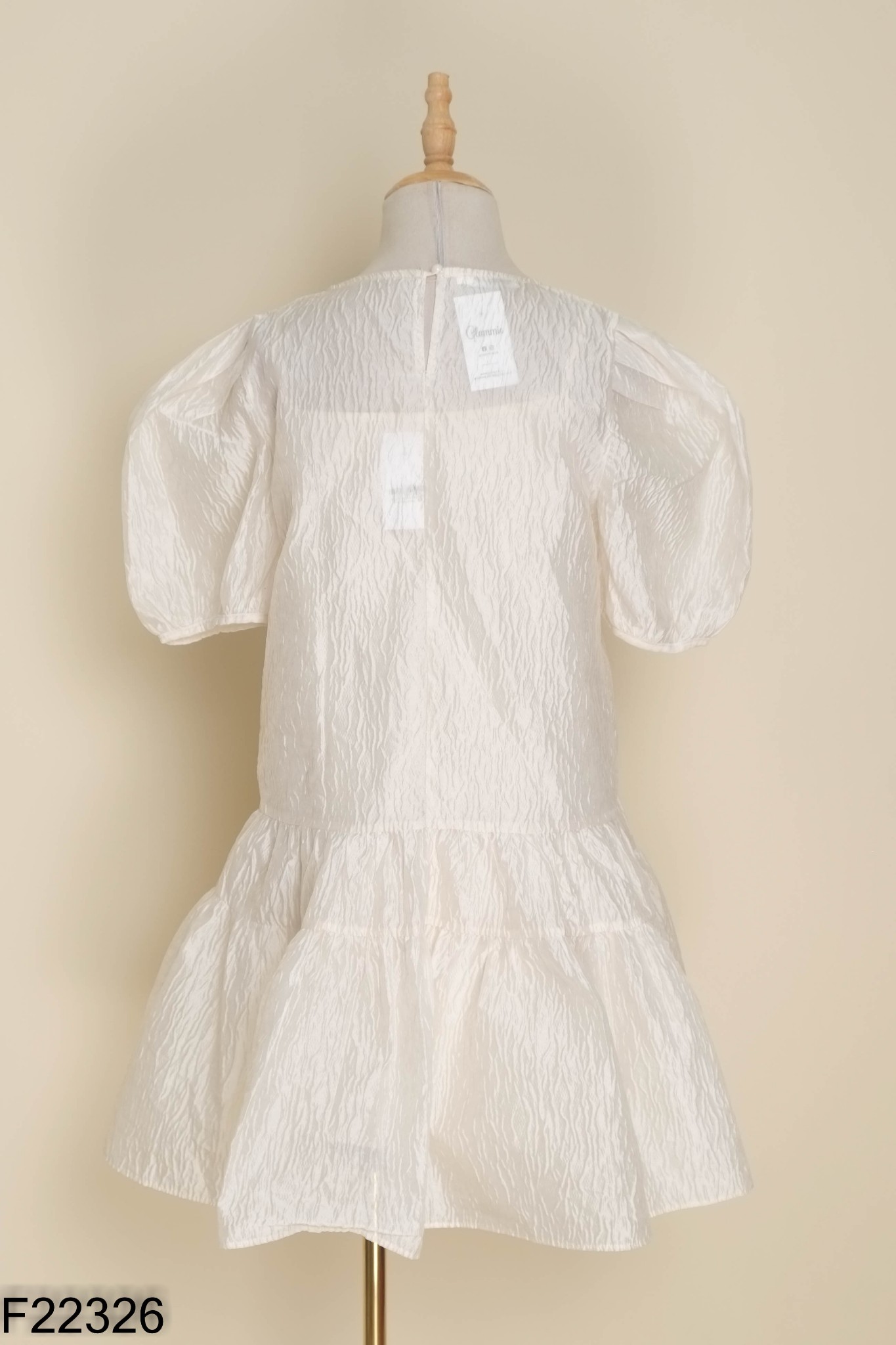 Váy chiffon be tay phồng (CÓ LÓT)