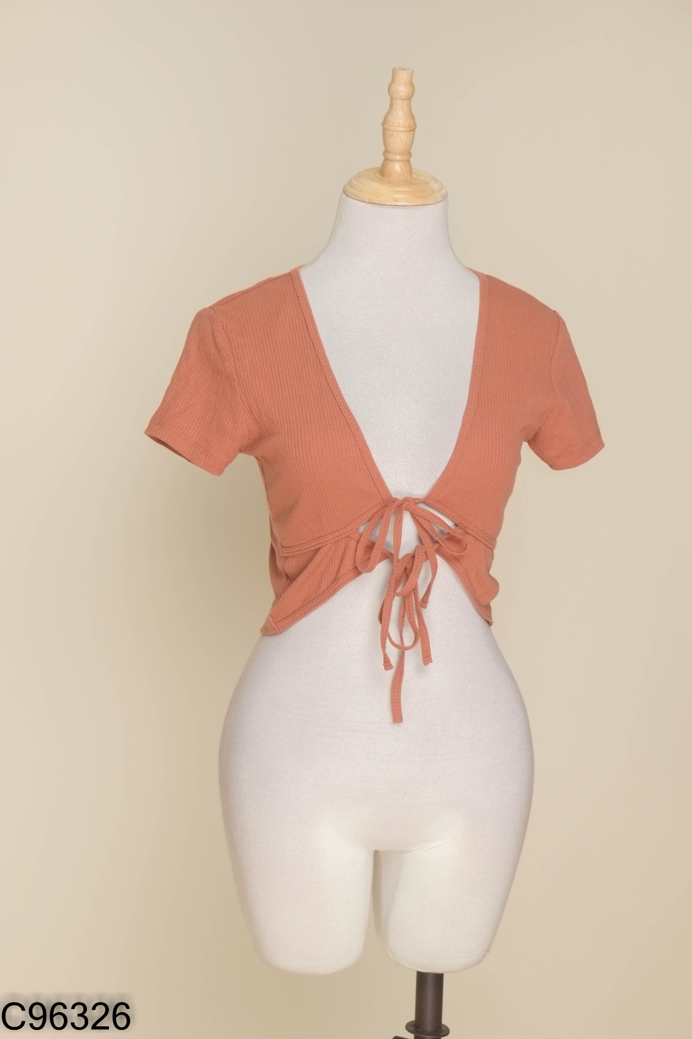 Áo ADORE DRESS nâu phối dây