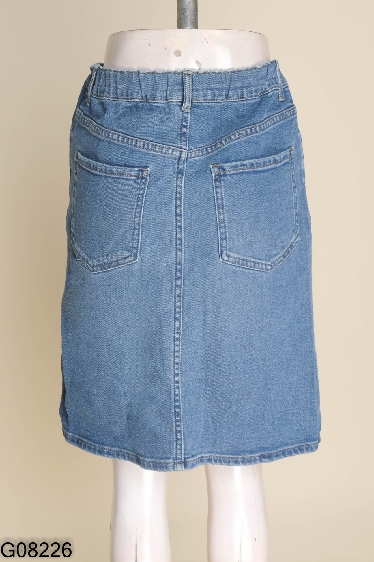 Chân váy UNIQLO jeans xanh kid