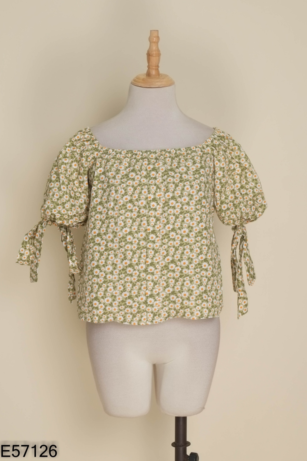 Áo IVY MODA xanh hoa