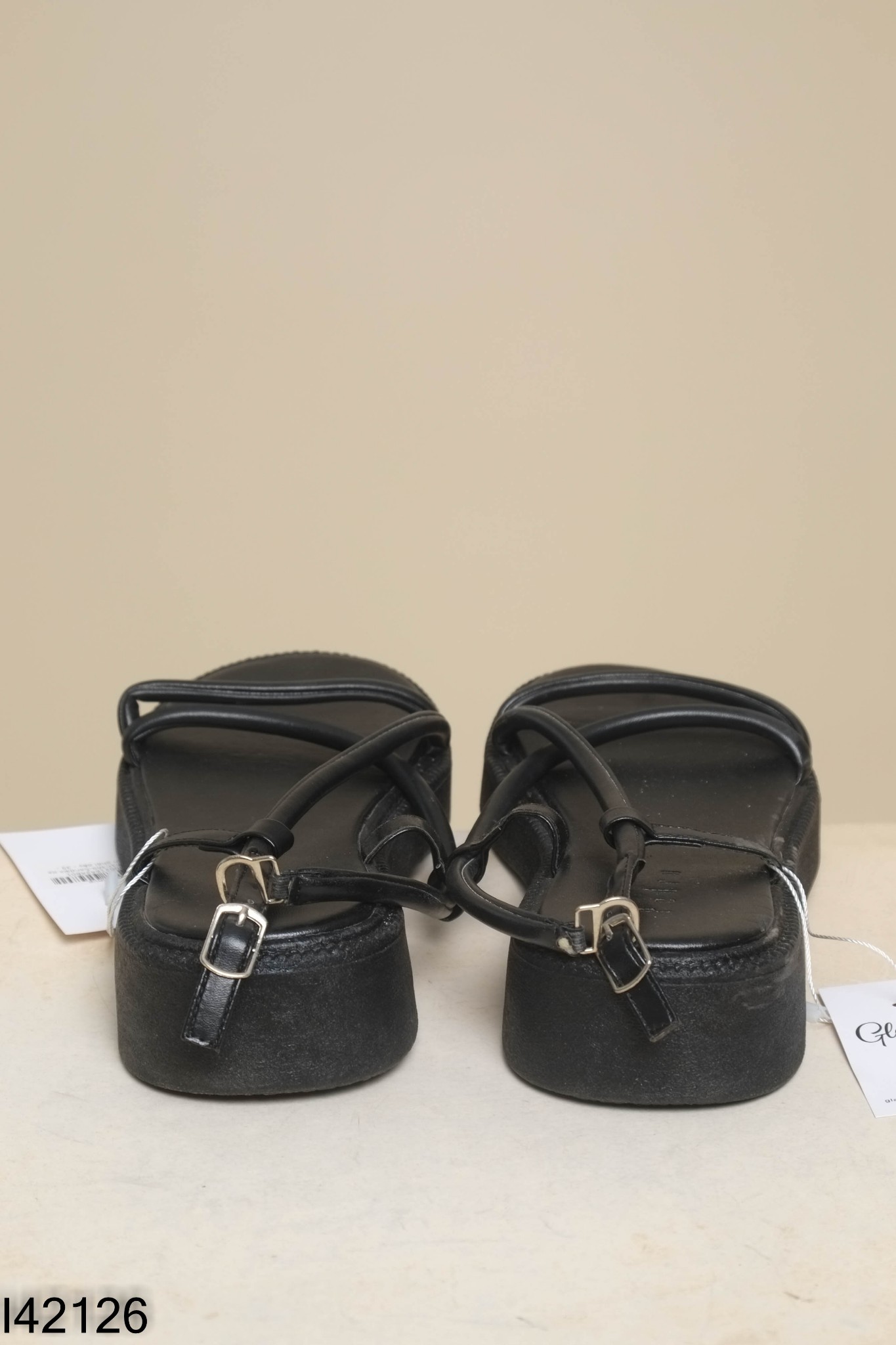 Sandals da đen phối dây