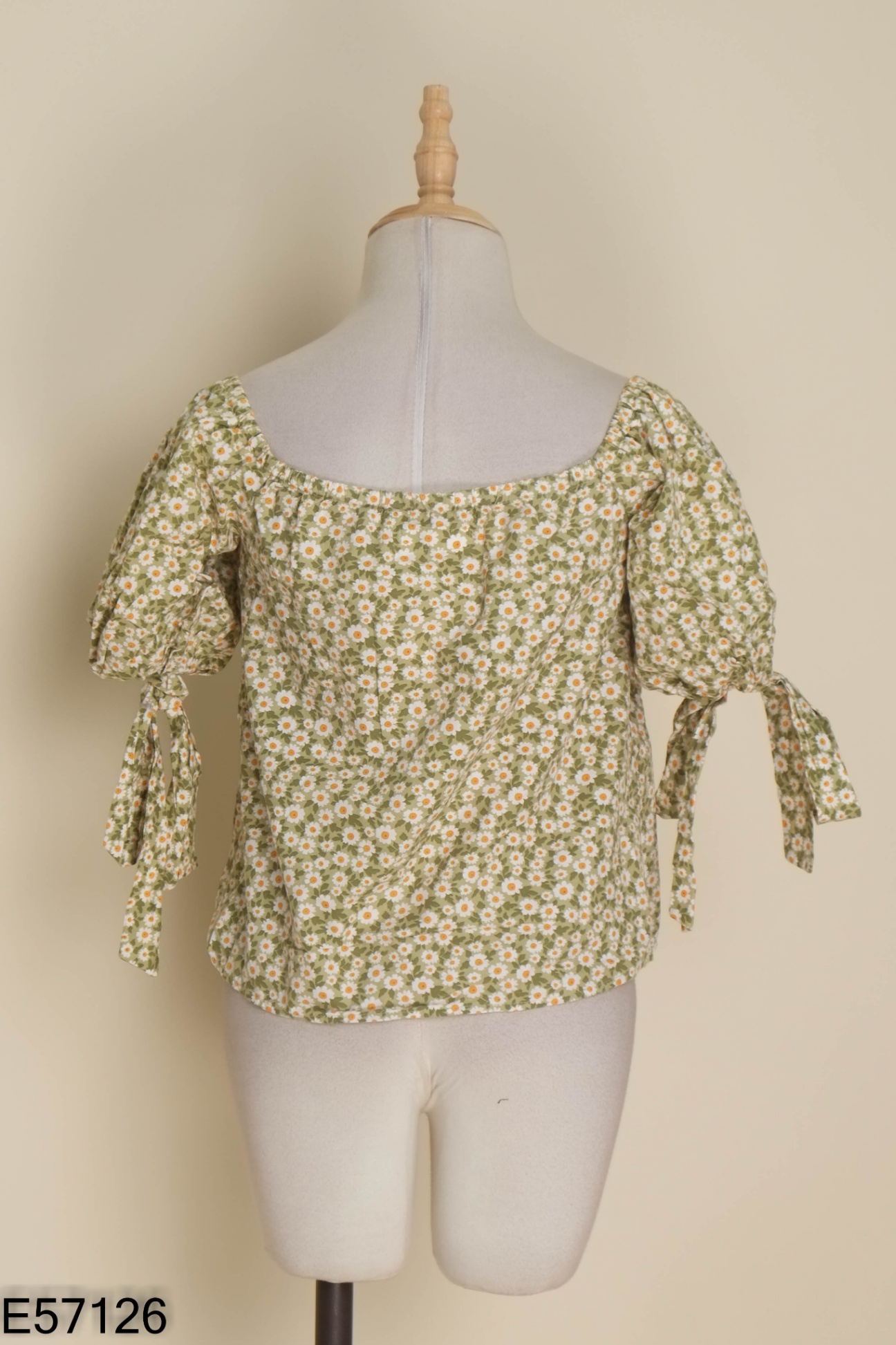 Áo IVY MODA xanh hoa