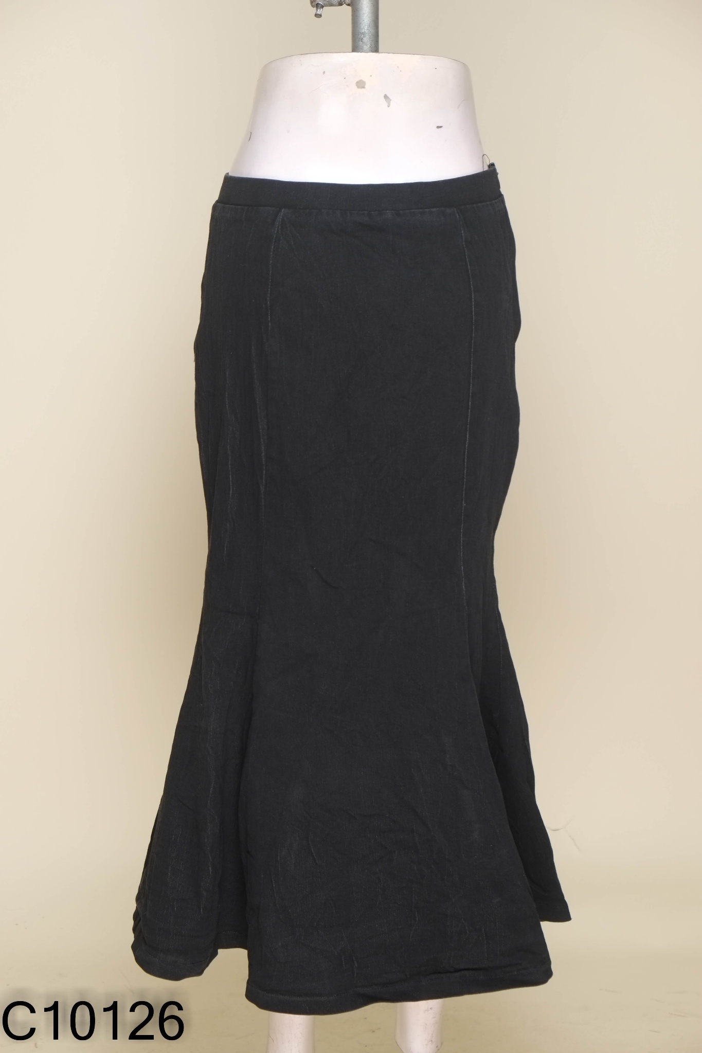 Chân váy jeans đen