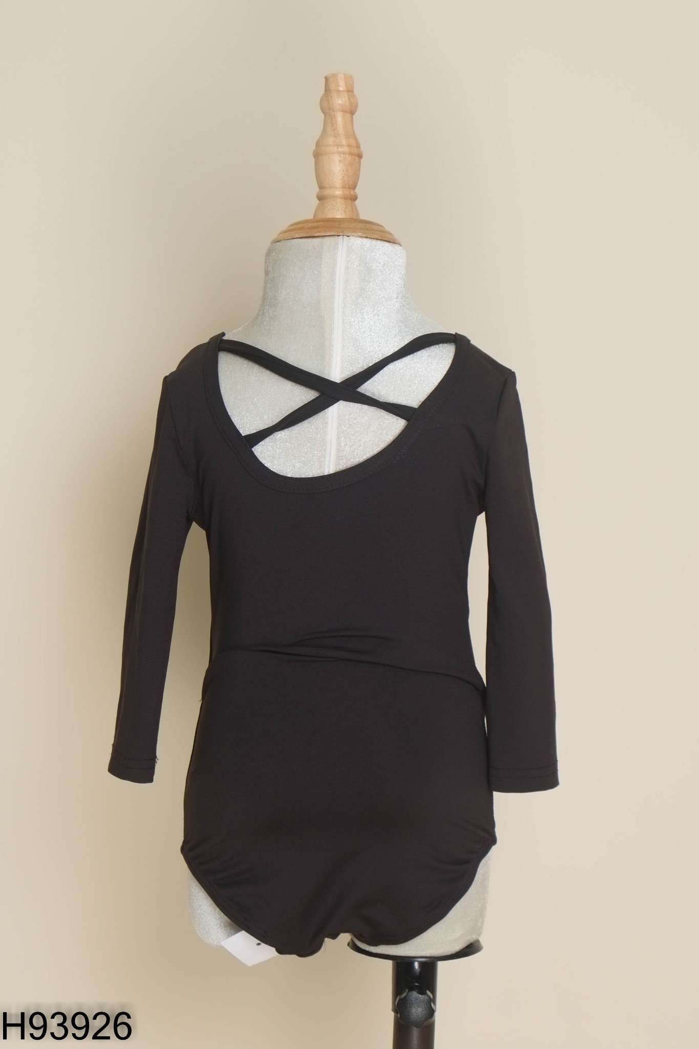 Bodysuit đen trơn KIDS