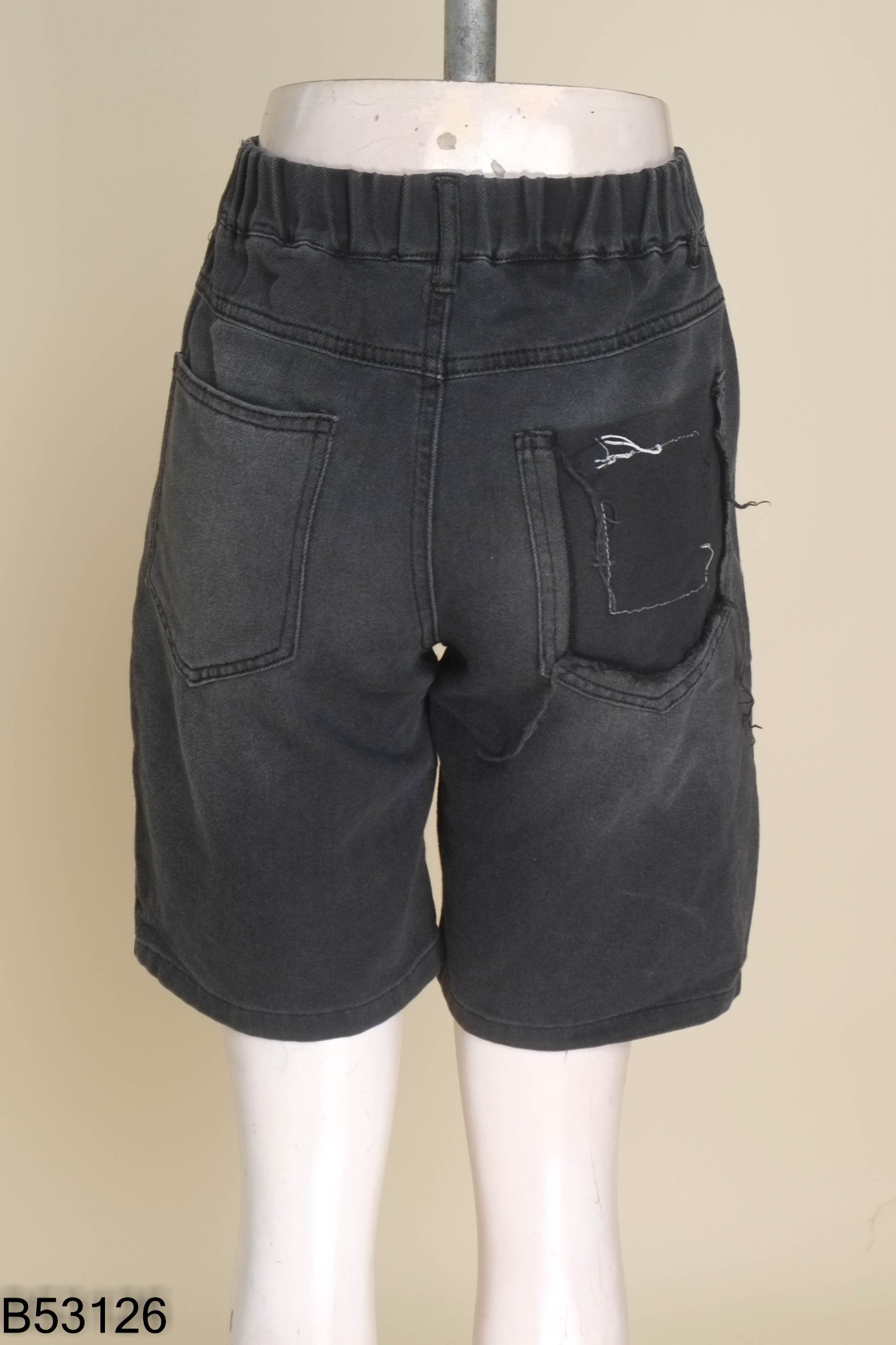 Quần jeans xám in số KIDS
