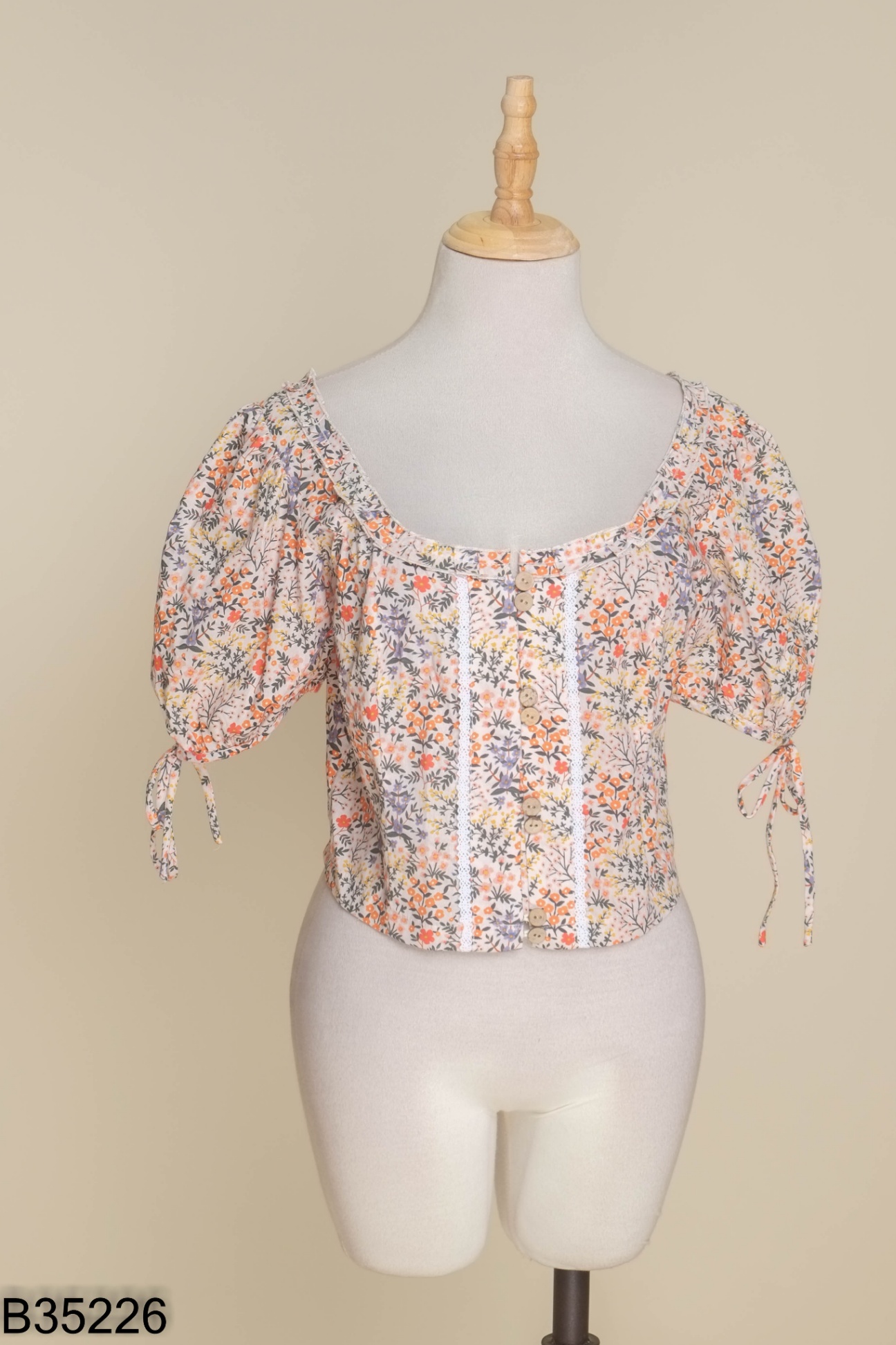 Áo ADORE DRESS hoa màu sắc