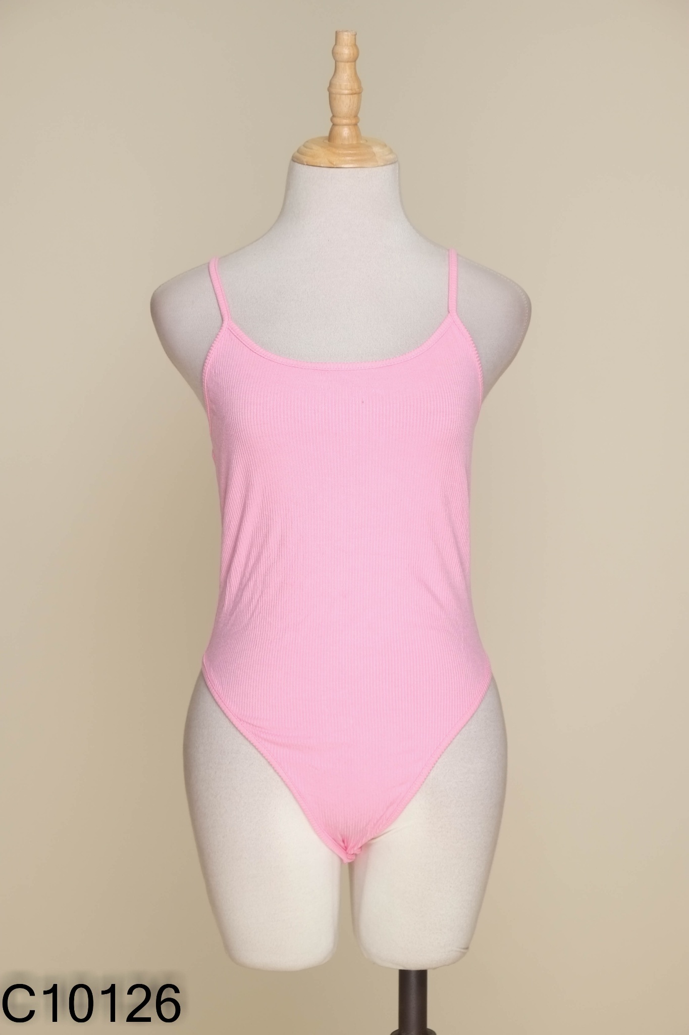 Bodysuits hồng hở lưng