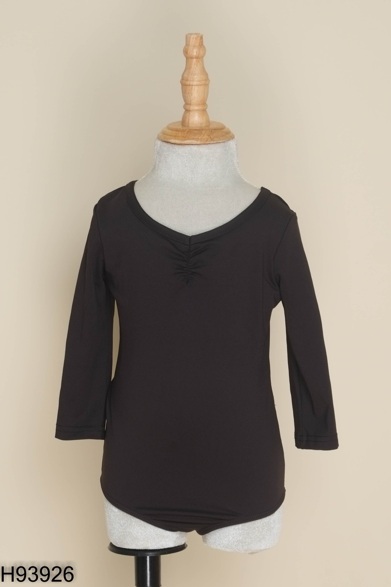 Bodysuit đen trơn KIDS