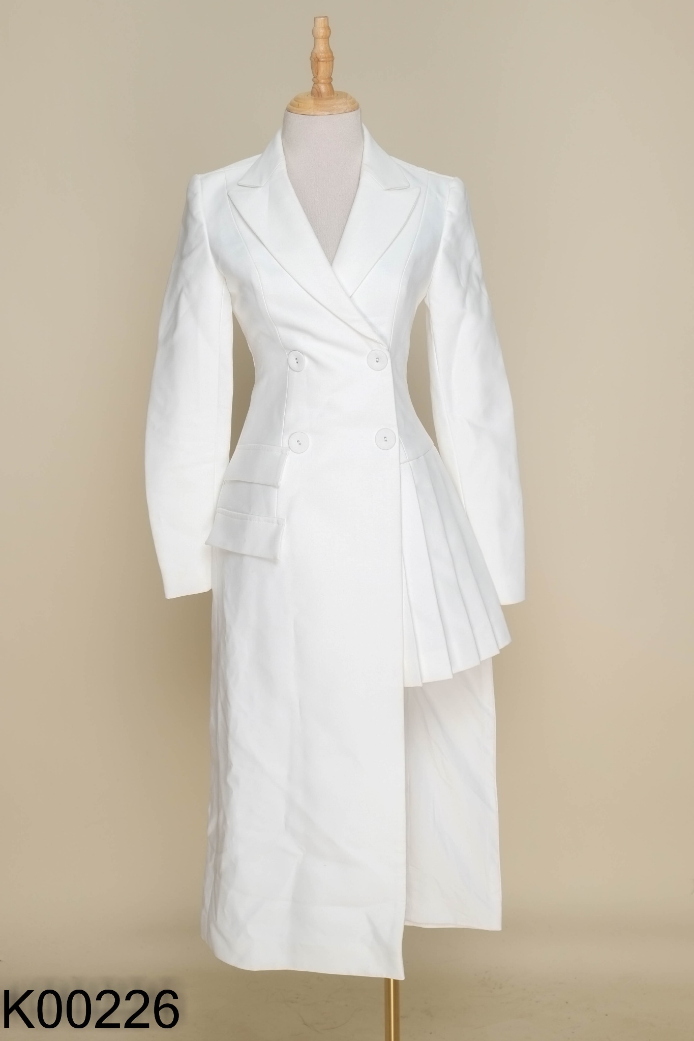 NEWTAG Váy KEIRA TONG đen cổ vest
