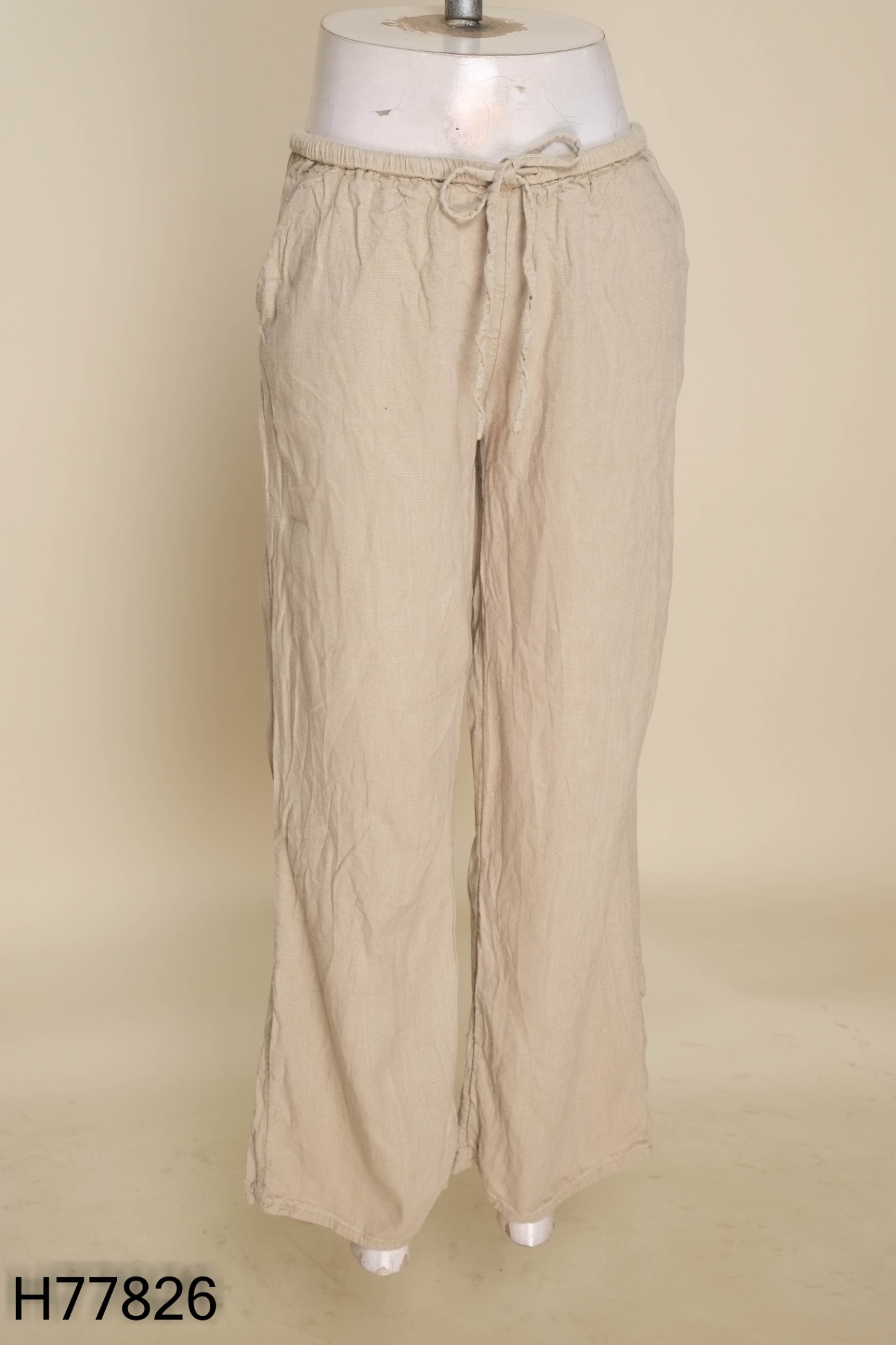 Quần HM linen be
