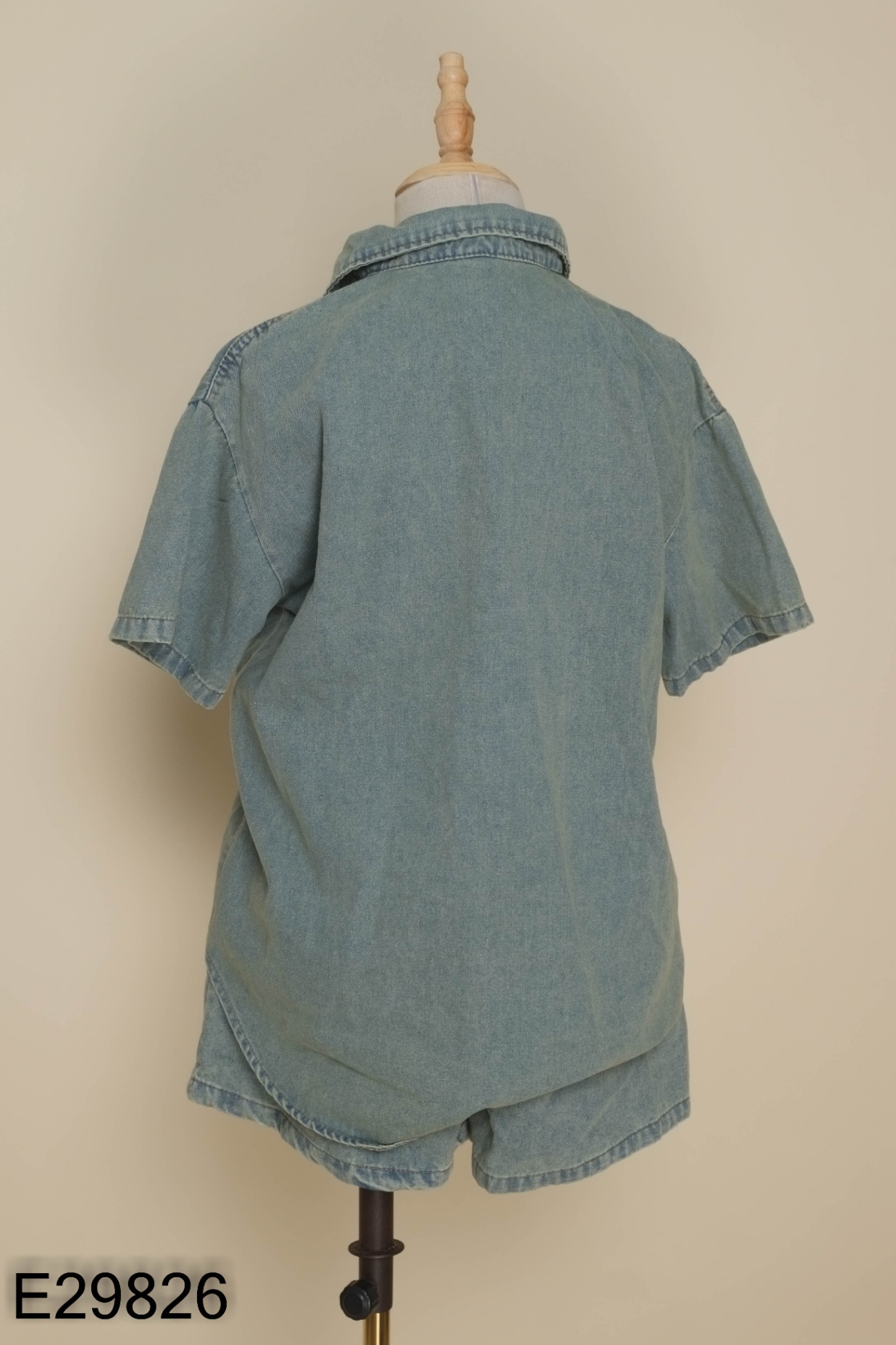 SET Áo sơ mi jean xanh + quần short