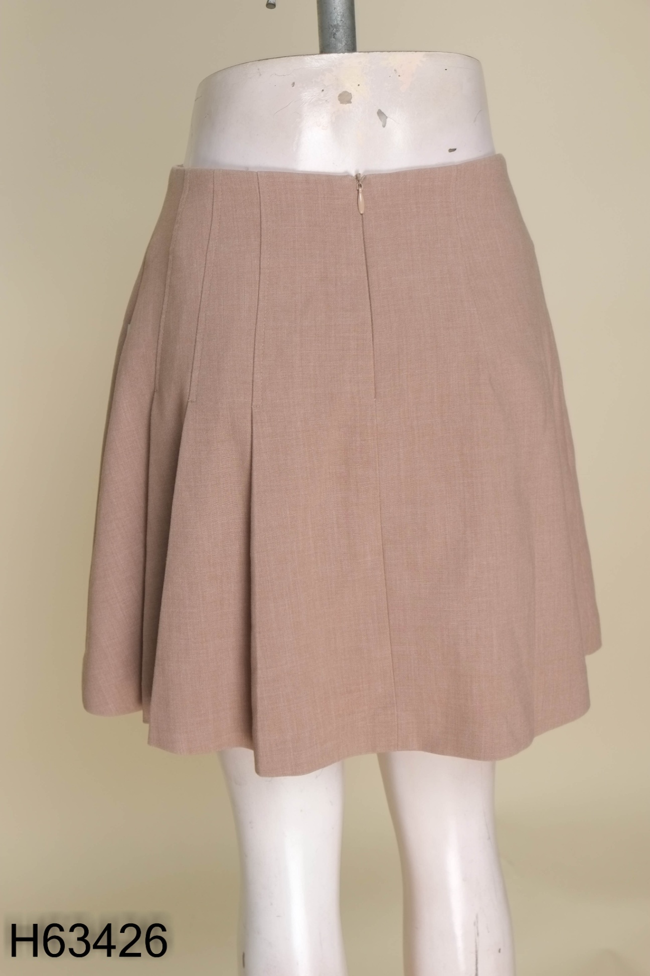 Chân váy D.CHIC nâu phối khuy