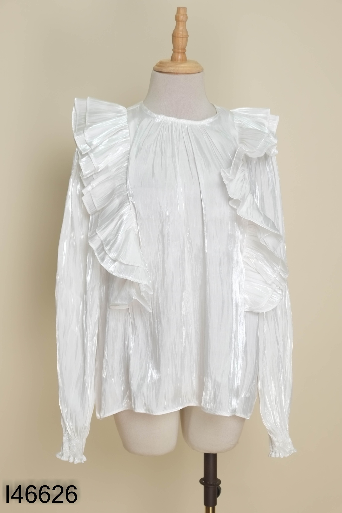 Áo DRESS DESGIN organza trắng
