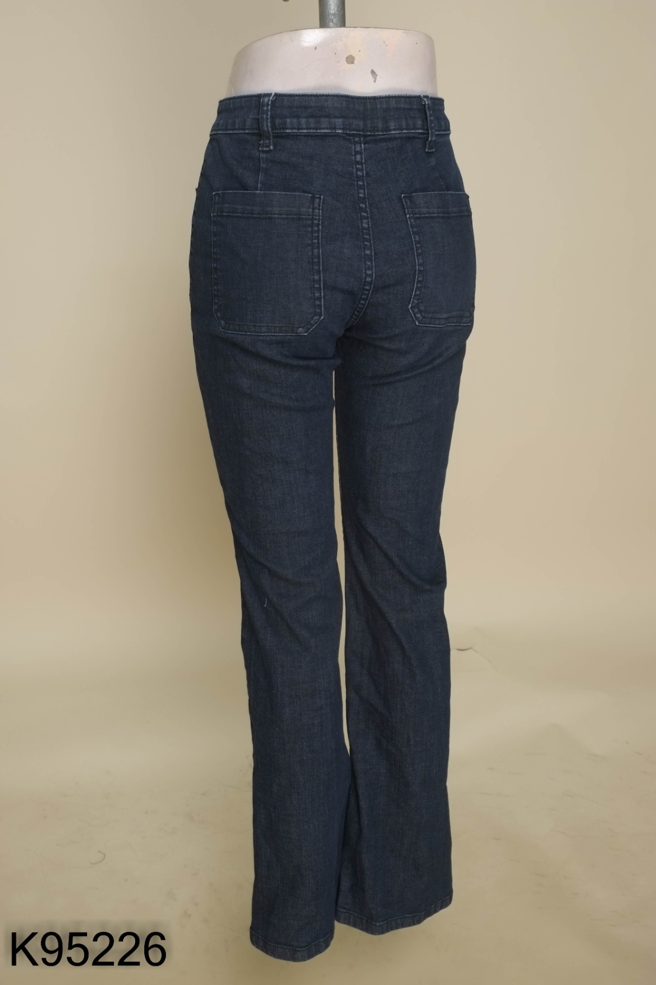 Quần D.CHIC jeans xanh ống loe